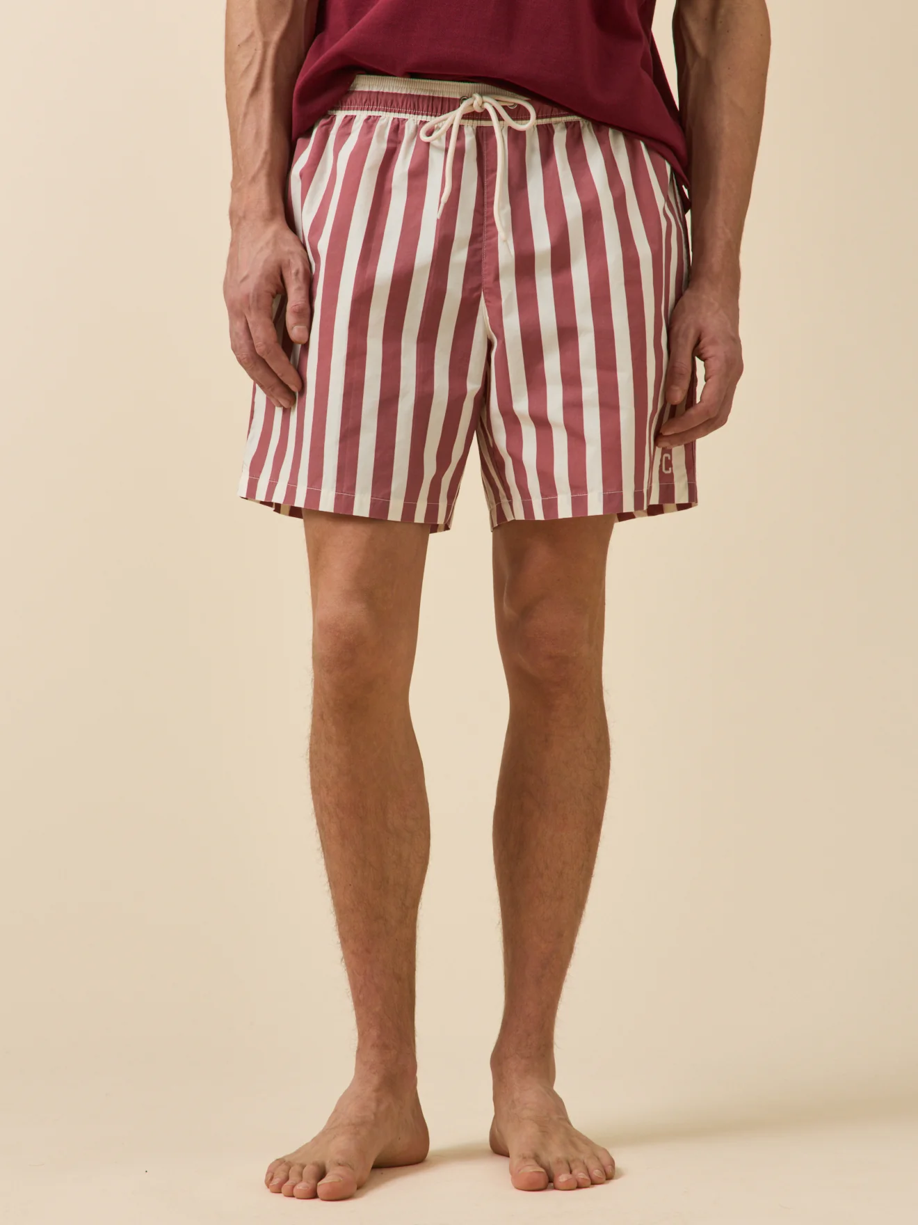 Gestreifte Herren-Badeshorts - Image 6