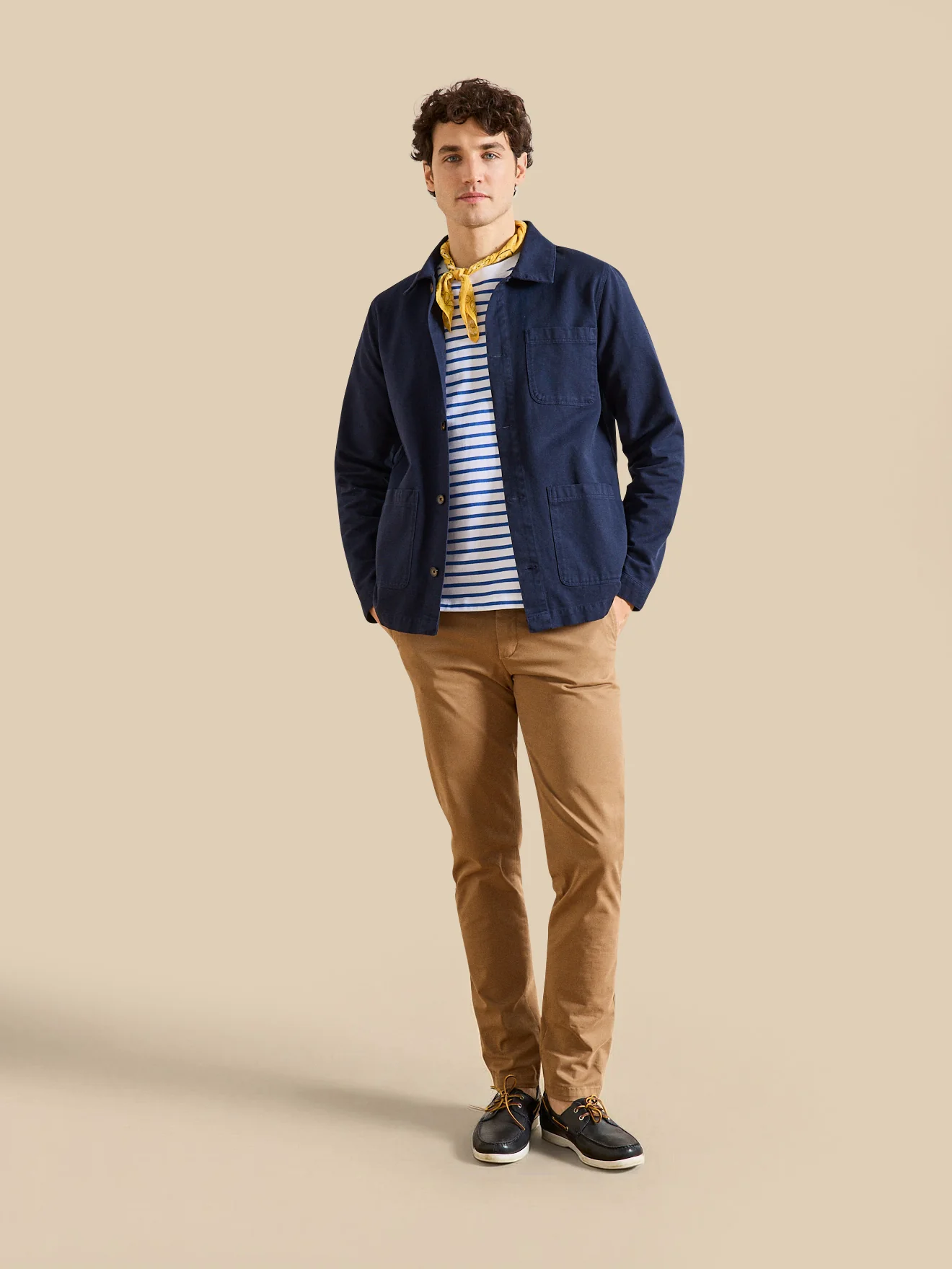 Herrenjacke im Working-Esprit - Twill aus recycelter Baumwolle - Image 5