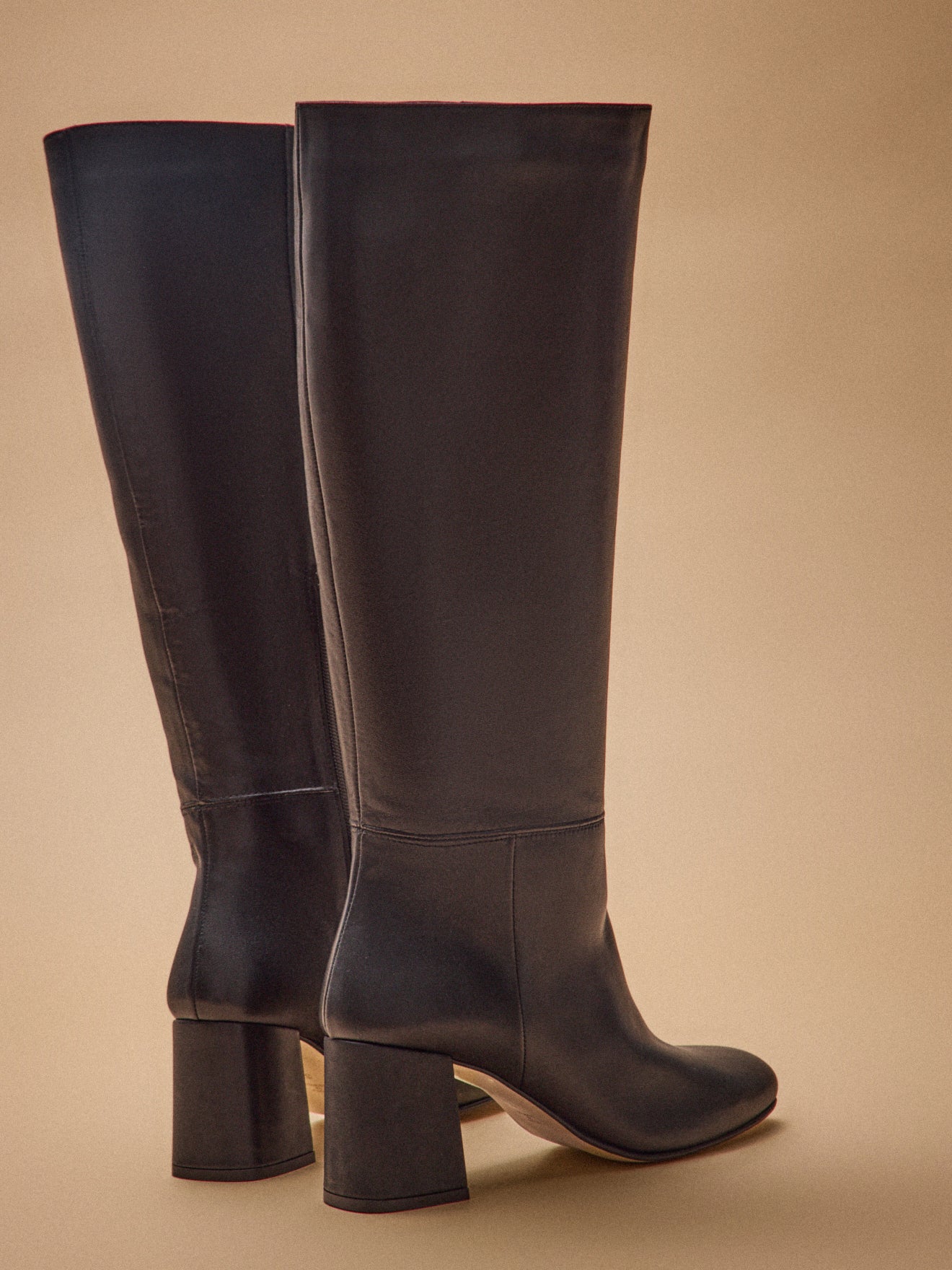 Damen-Stiefel mit Absatz aus Glattleder - Image 4