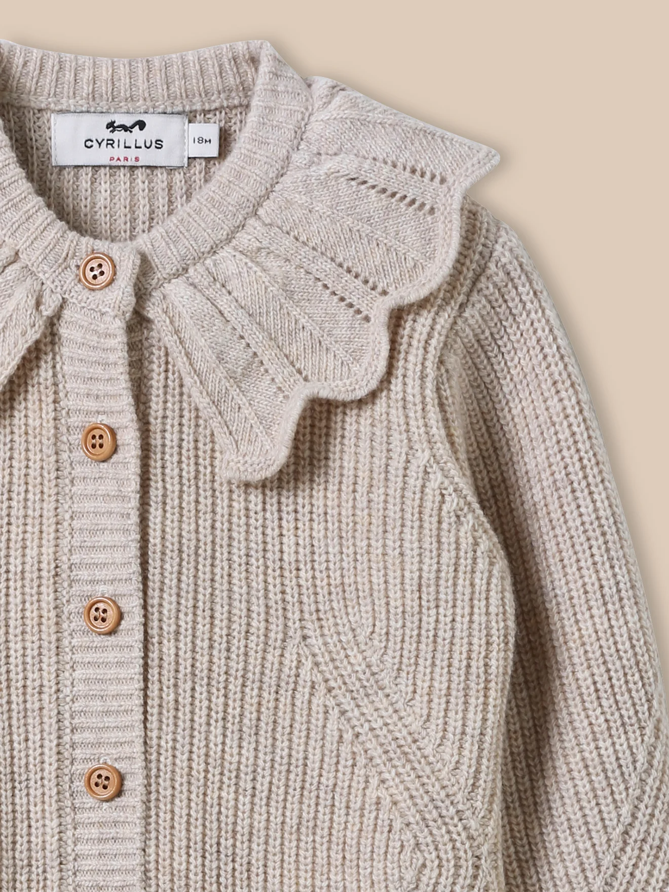 Baby-Cardigan aus Wolle - Image 3