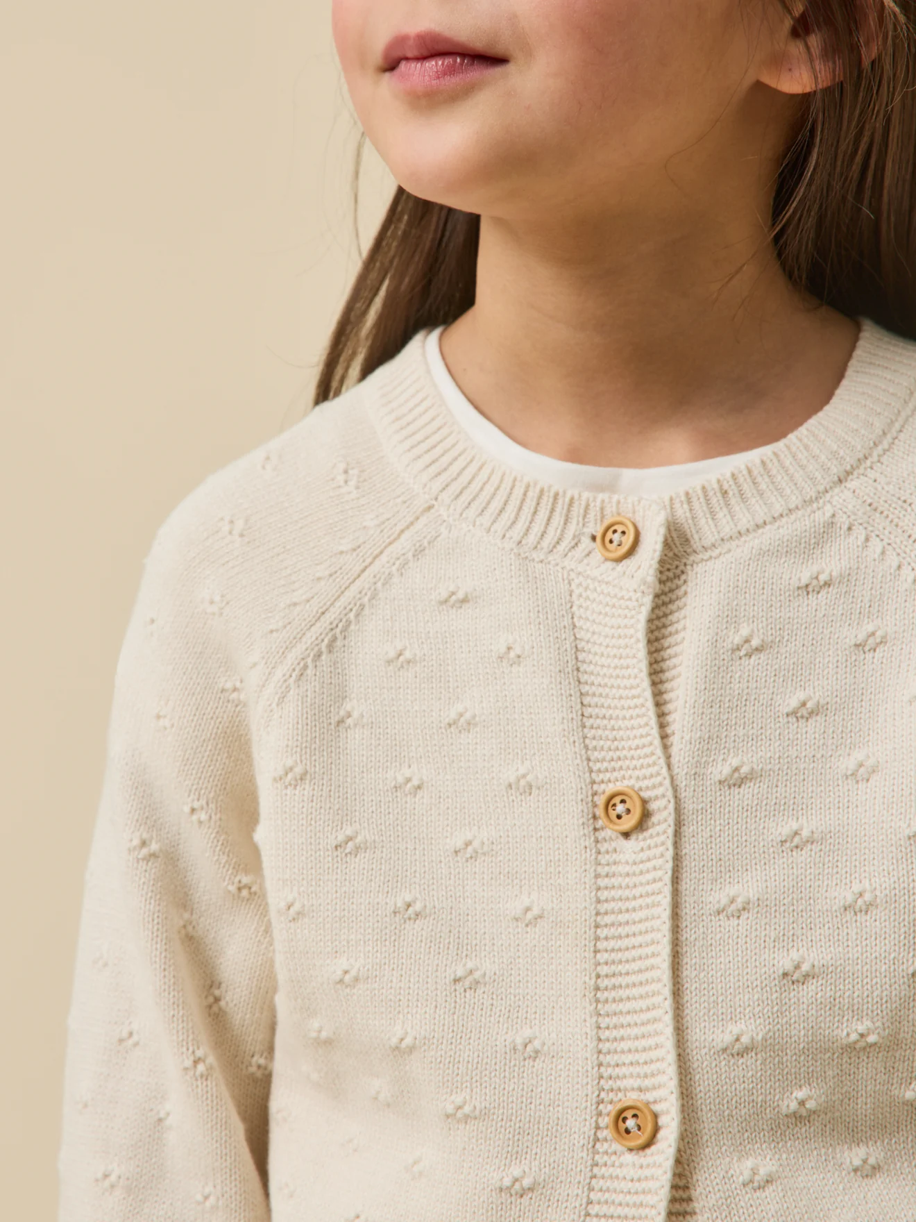 Mädchen-Cardigan mit Musterstrick - Image 5