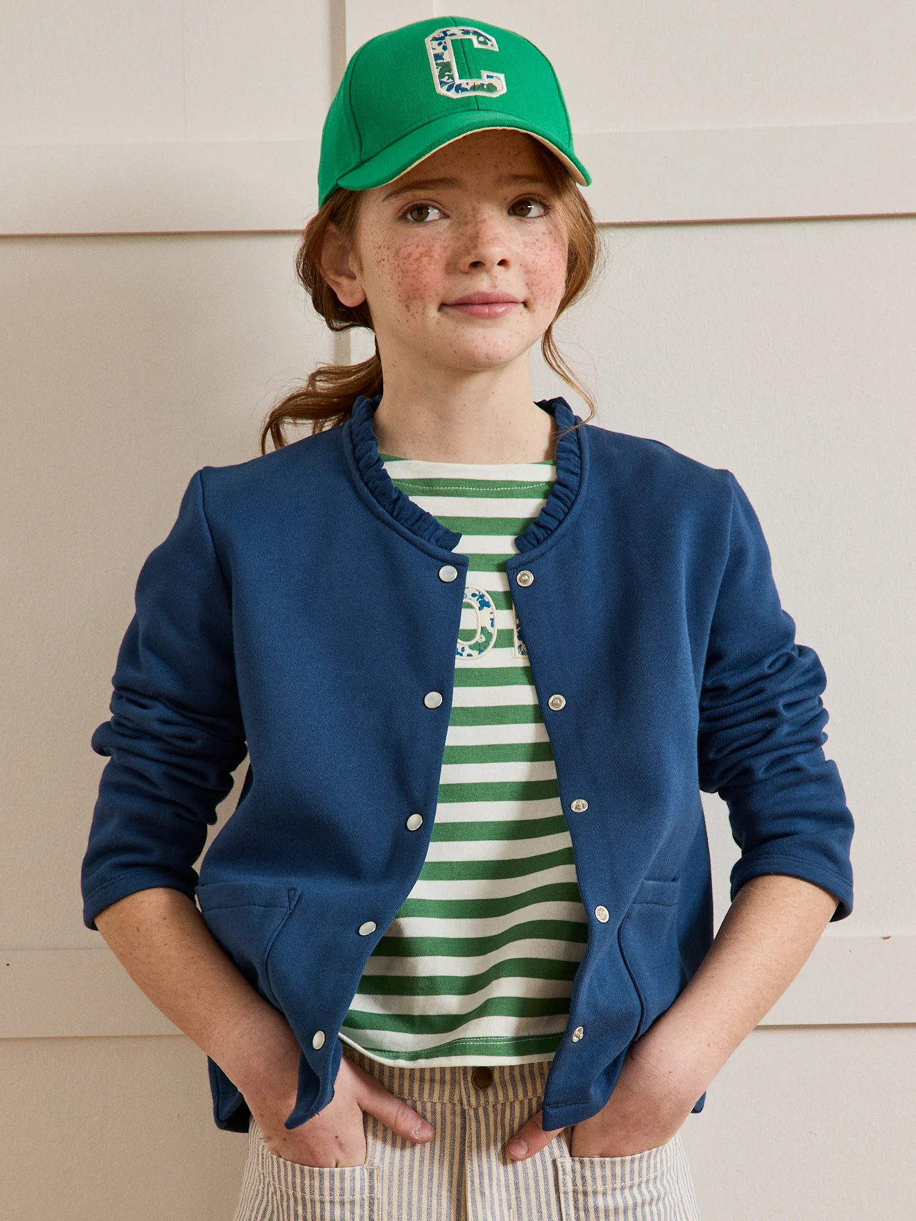Mädchen-Cardigan aus Molton – Bio-Baumwolle - Image 2