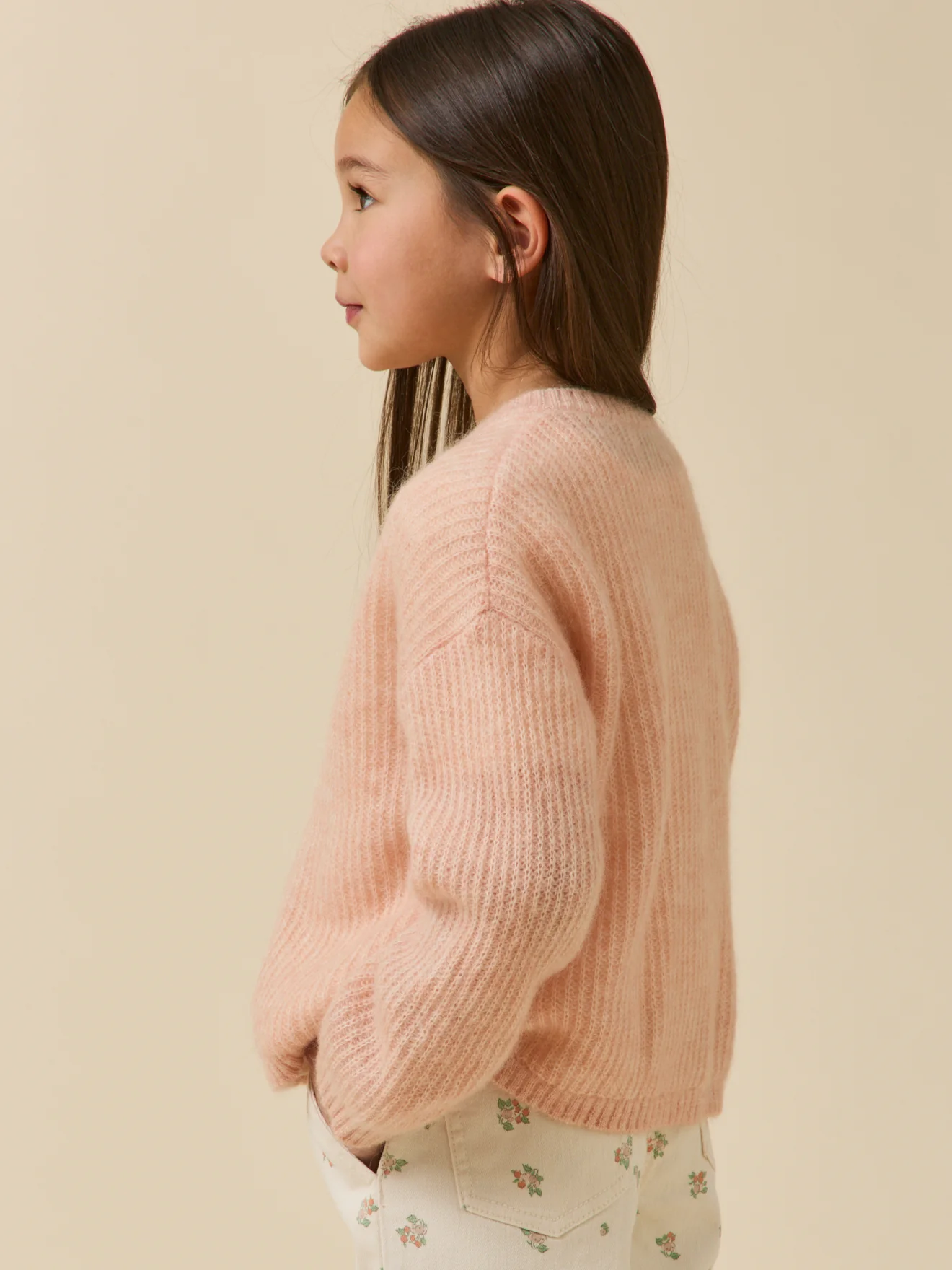 Mädchen-Cardigan mit Wolle und Mohair - Image 5