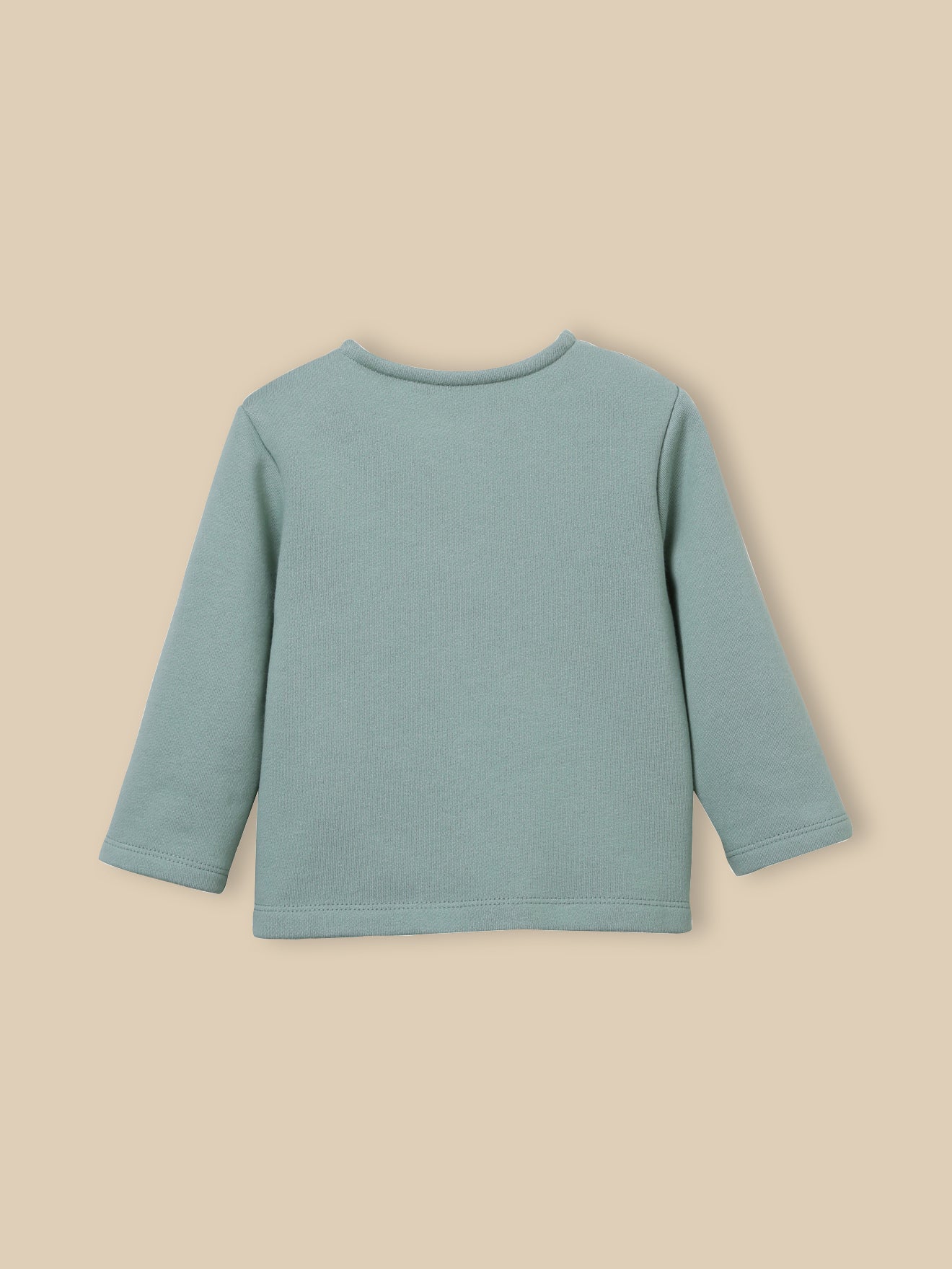 Strickjacke, Baby, aus Molton - Bio-Baumwolle - Image 2