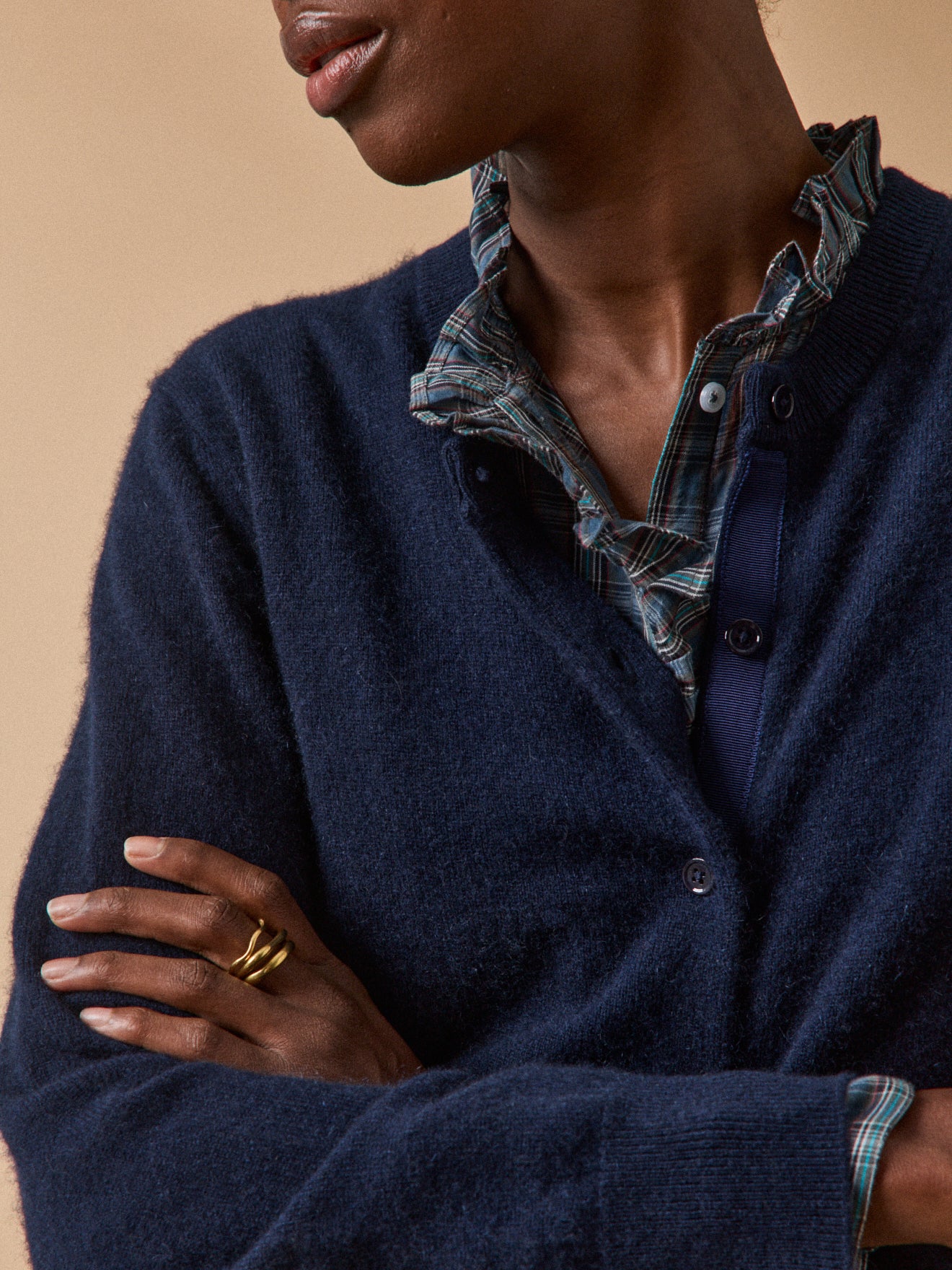 Geknöpfter Damen-Cardigan - Cashmere-Kollektion - Image 3