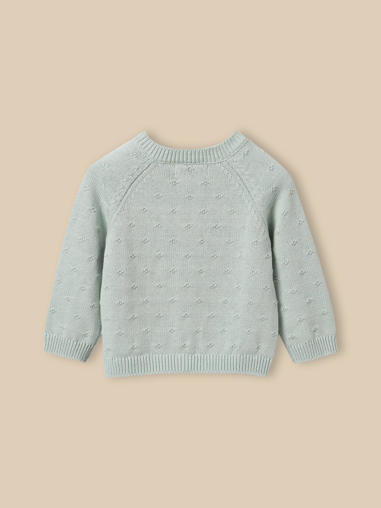 Baby-Cardigan mit Lochmuster – Bio-Baumwolle - Image 2