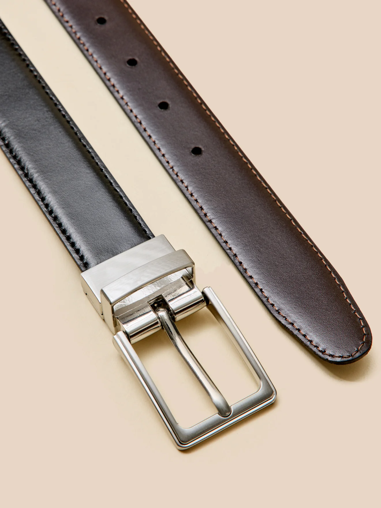 Wendbarer Herrengürtel aus Leder - Image 3