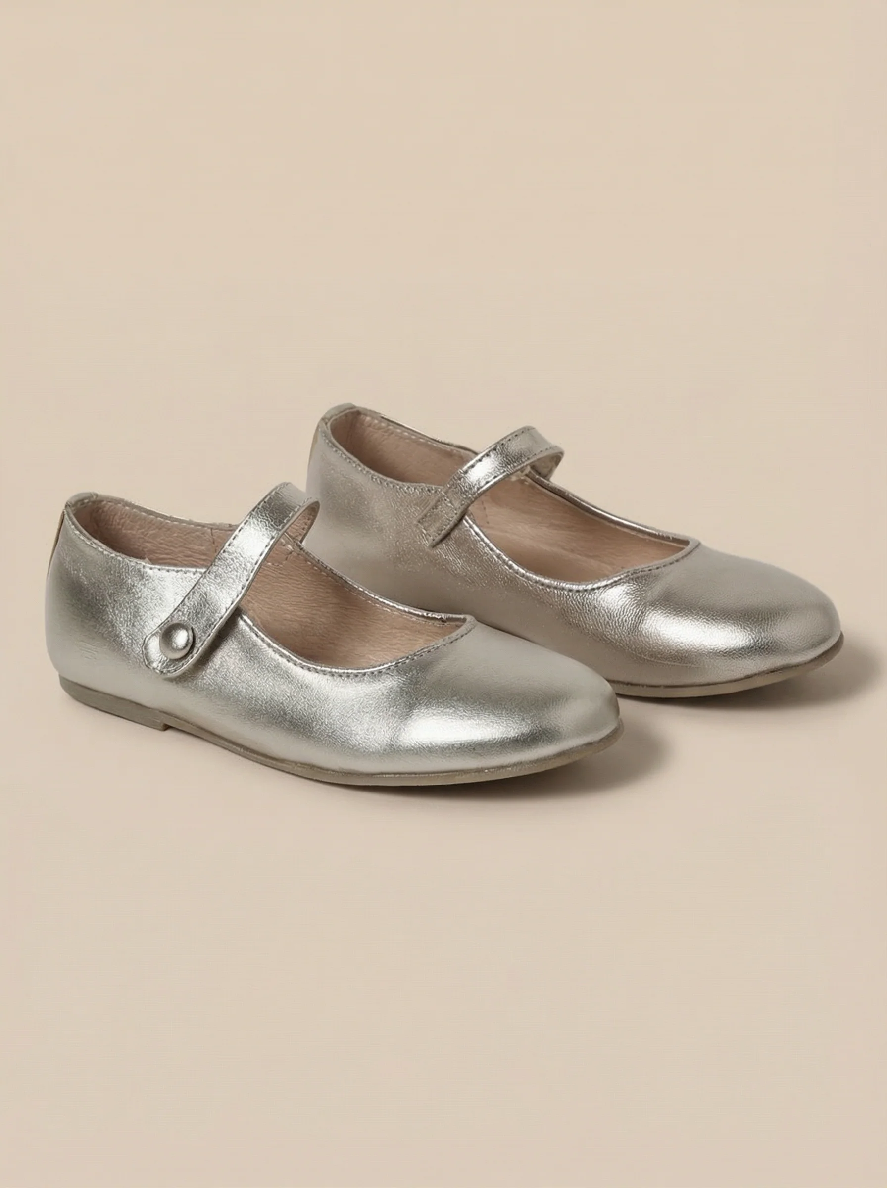Mädchen-Spangenschuhe aus irisierendem Leder - Image 10