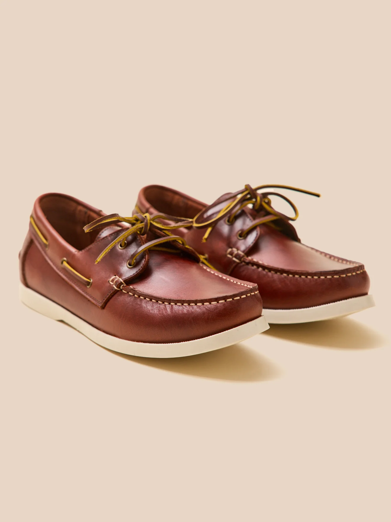 Herren-Bootschuhe aus Leder