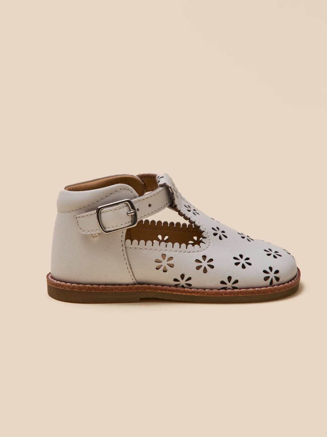 Baby-Salomés aus Leder mit Lochmuster - Image 7