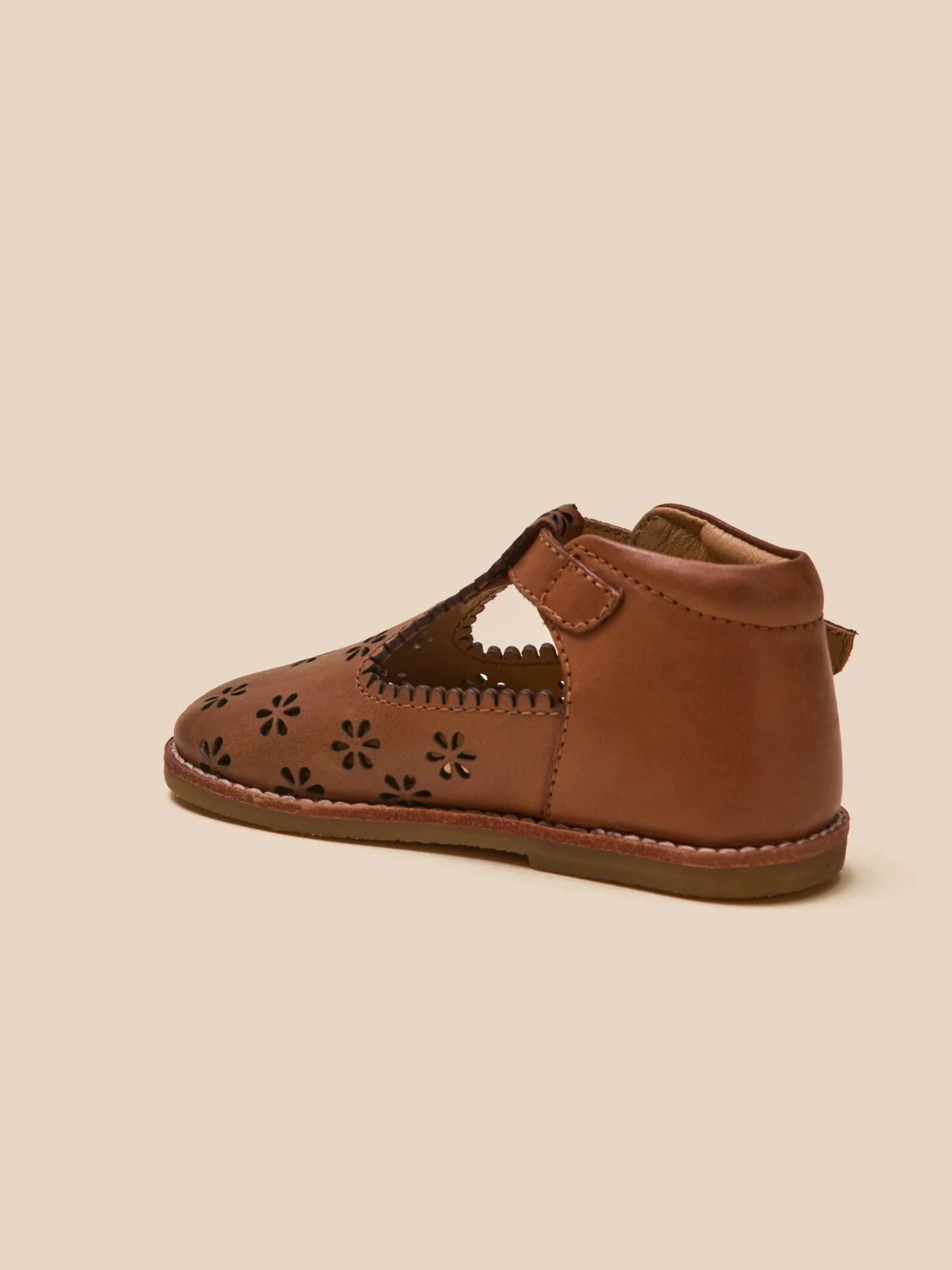 Baby-Salomés aus Leder mit Lochmuster - Image 3