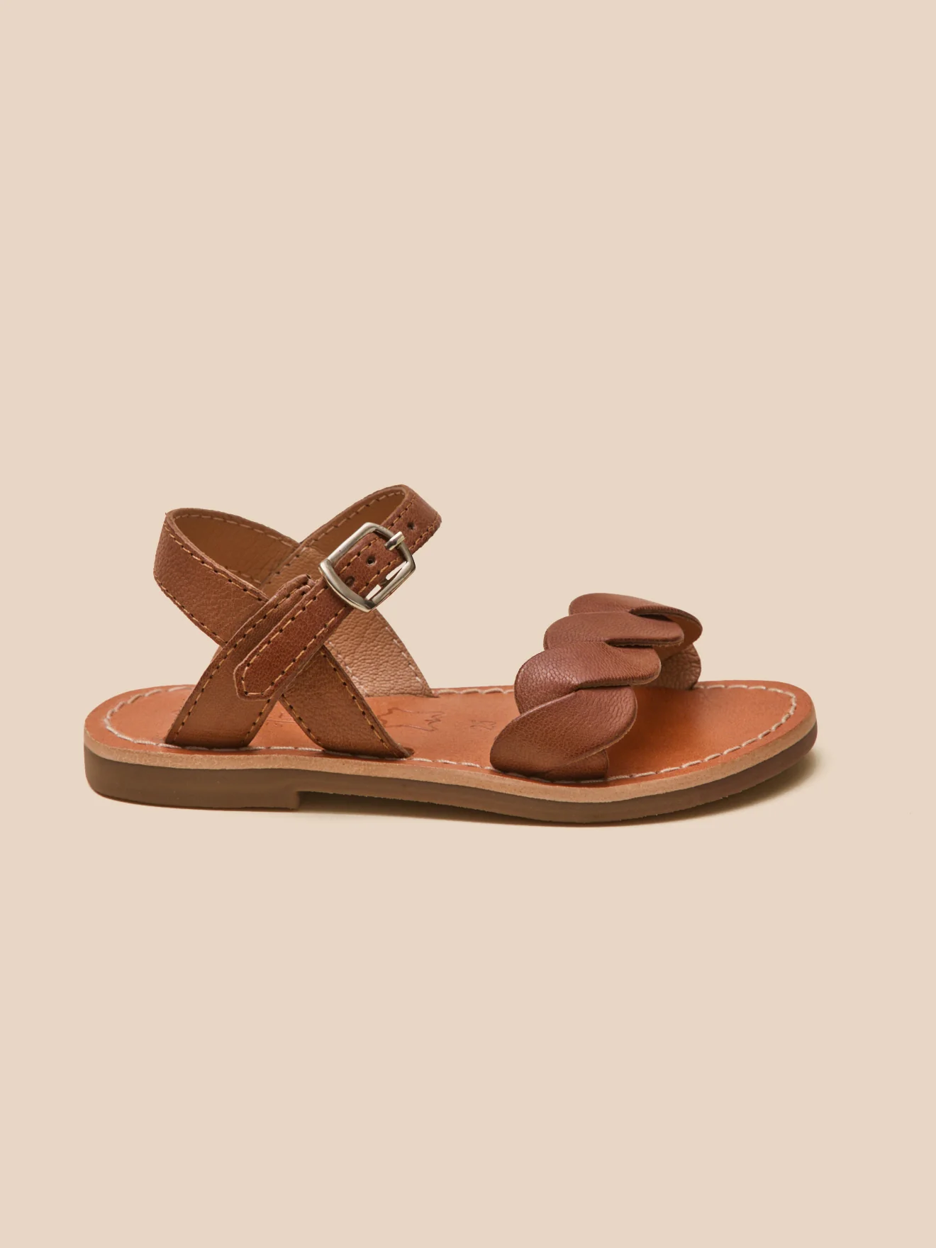 Mädchen-Sandalen aus Leder, geflochten - Image 7