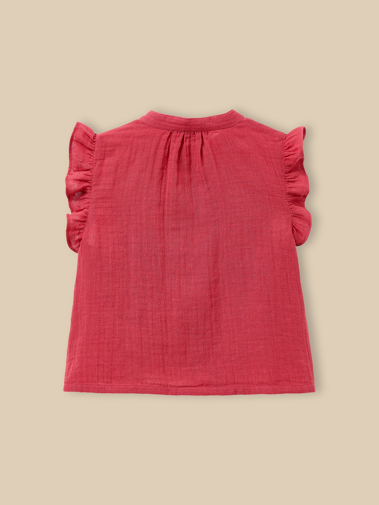Bluse mit Volants – Bio-Baumwolle - Image 2