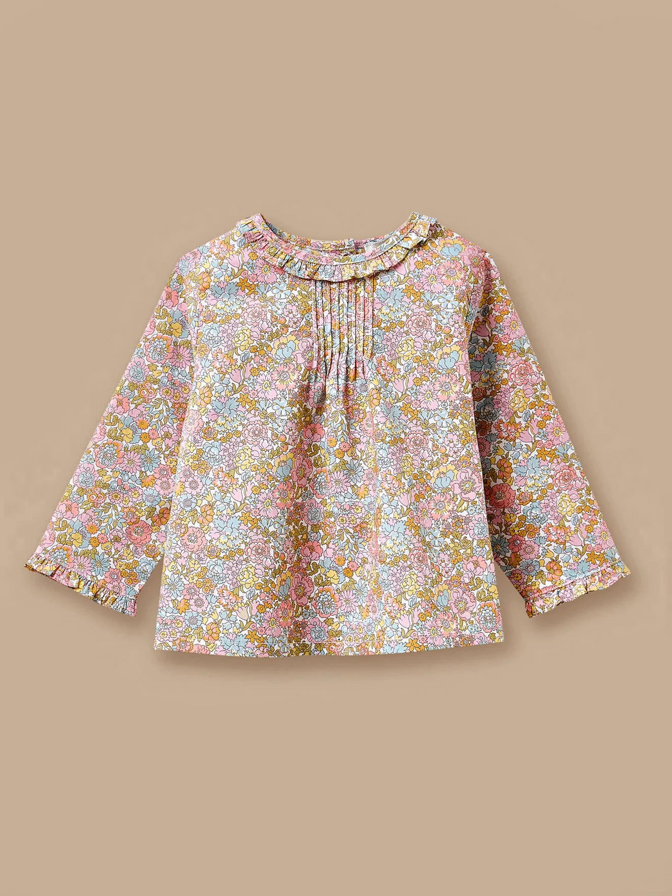Pelerine aus Liberty Stoff für Babys