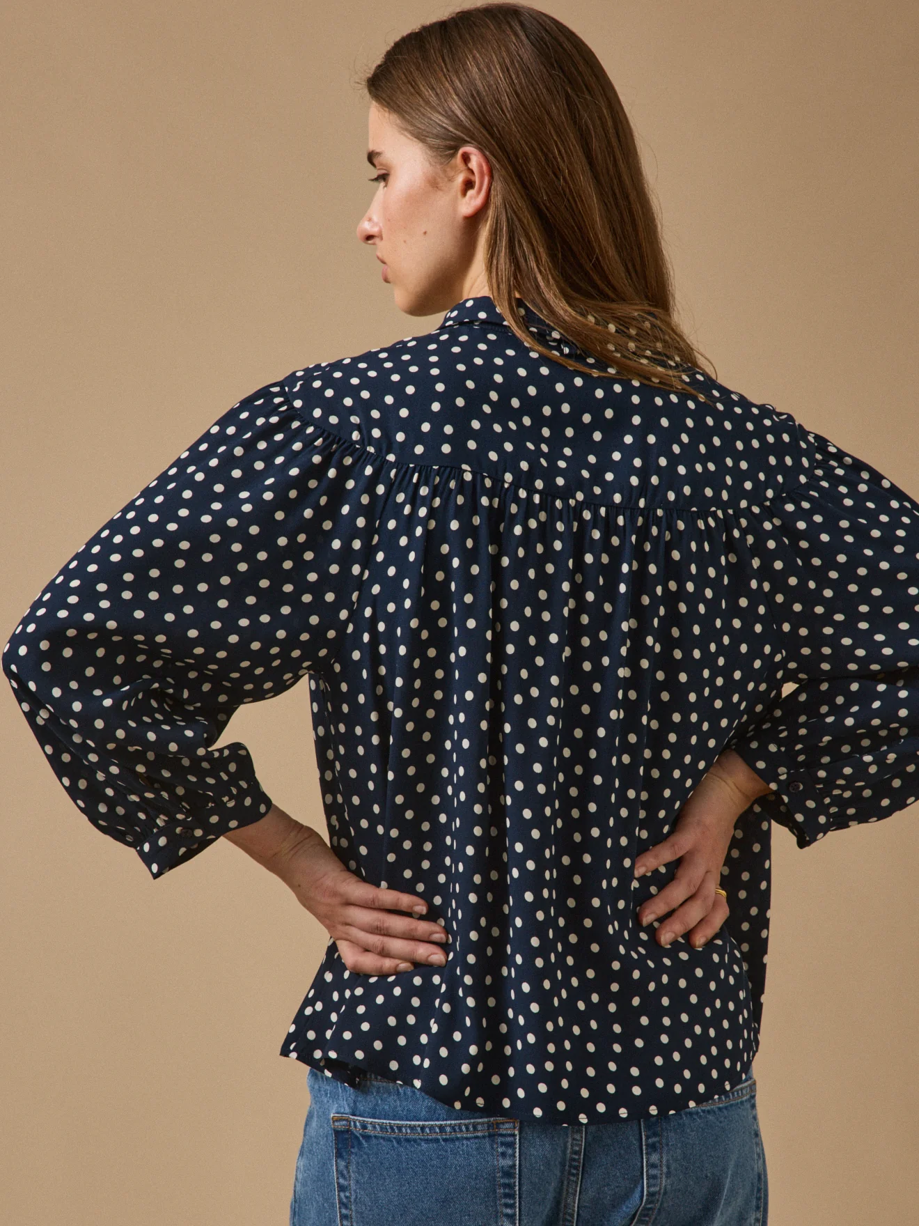 Getupfte Damen-Hemdbluse - Image 3