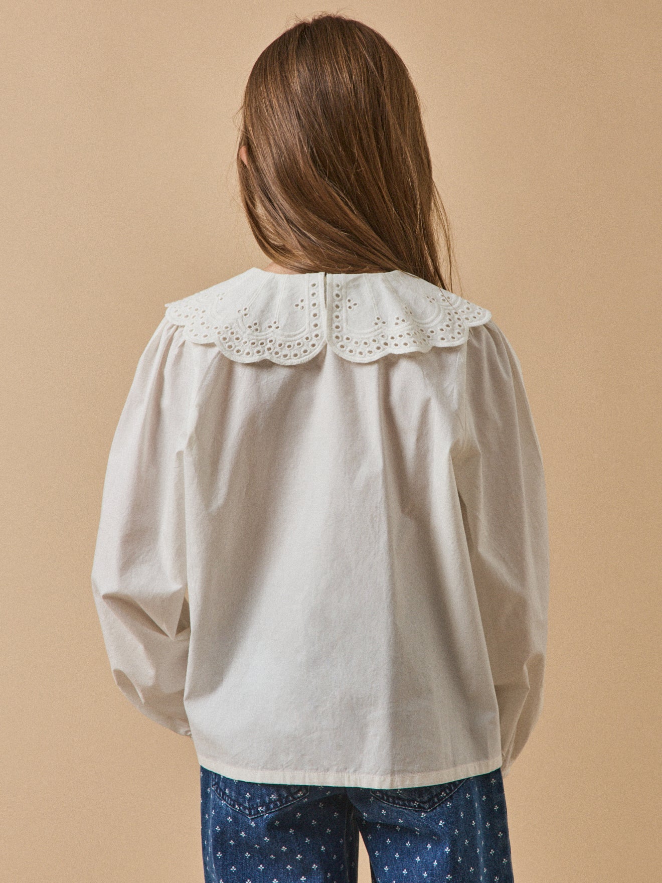 Mädchenbluse, mit Maxi-Kragen - Image 3