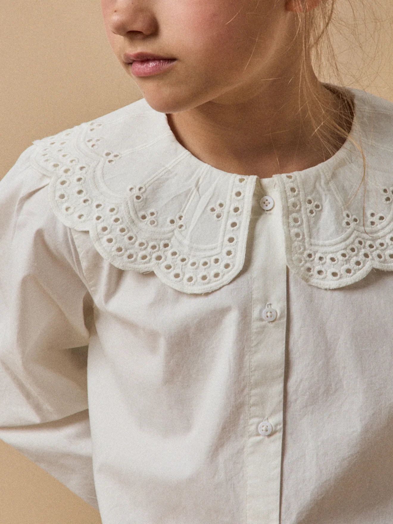 Mädchenbluse, mit Maxi-Kragen - Image 5