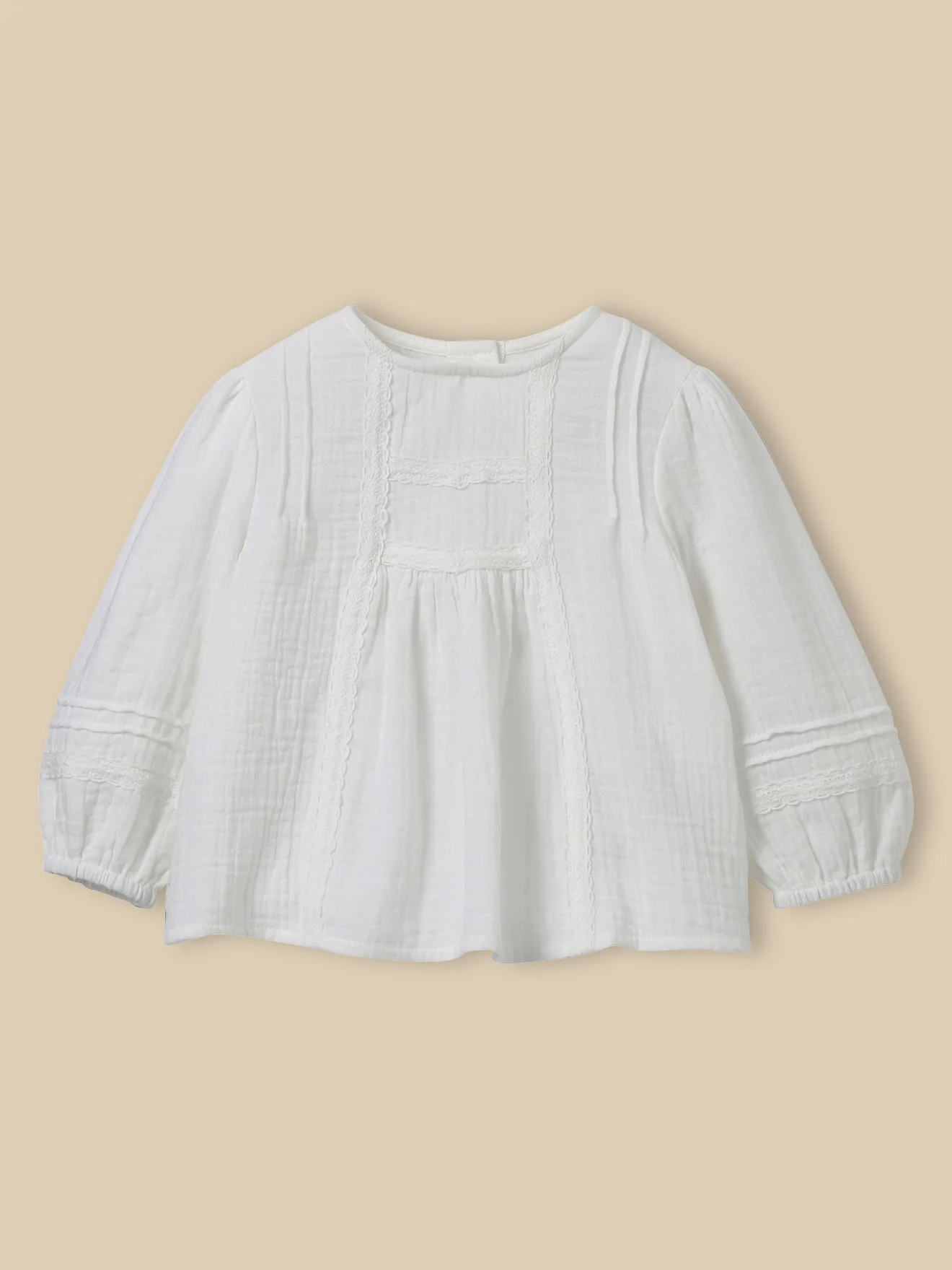 Bluse aus Musselin, Baby