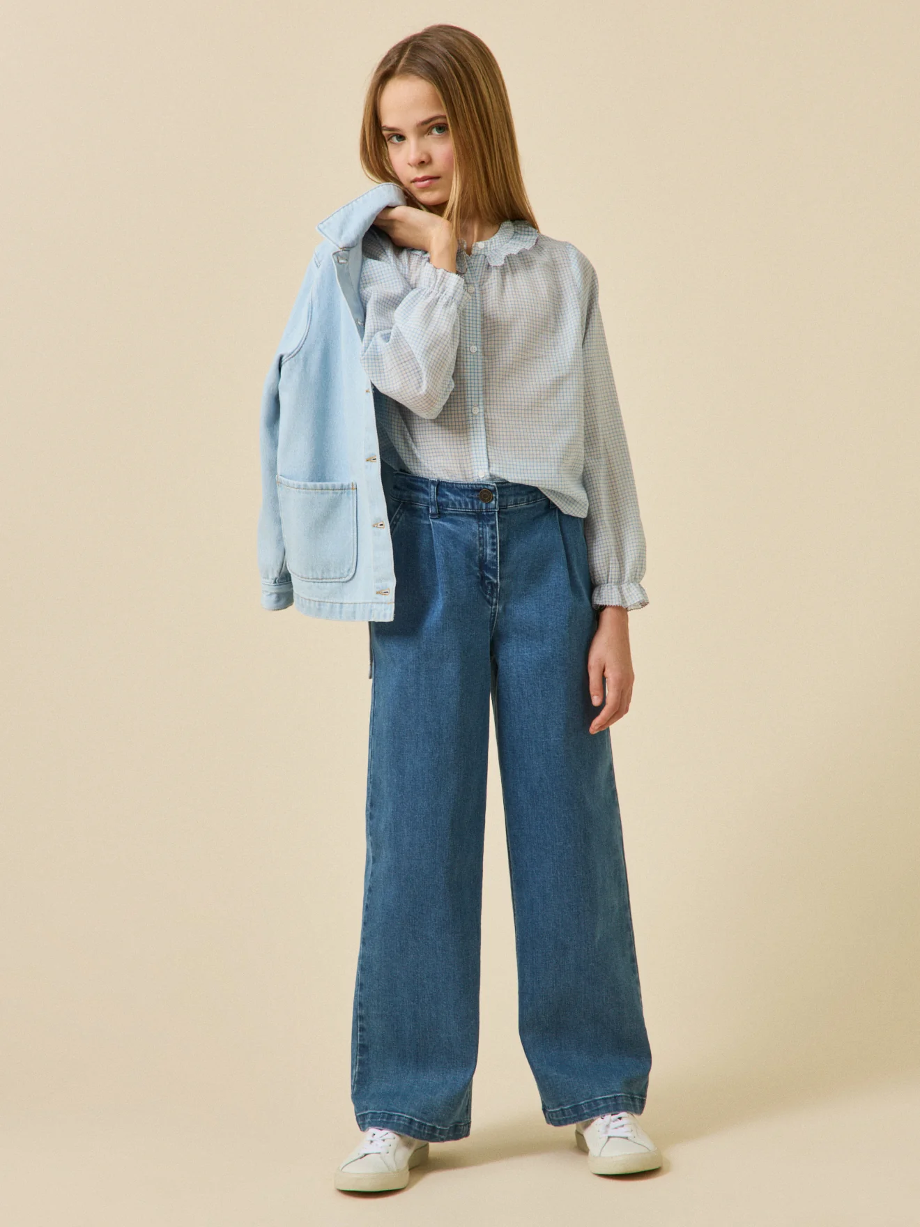 Bluse mit Karomuster - Image 5