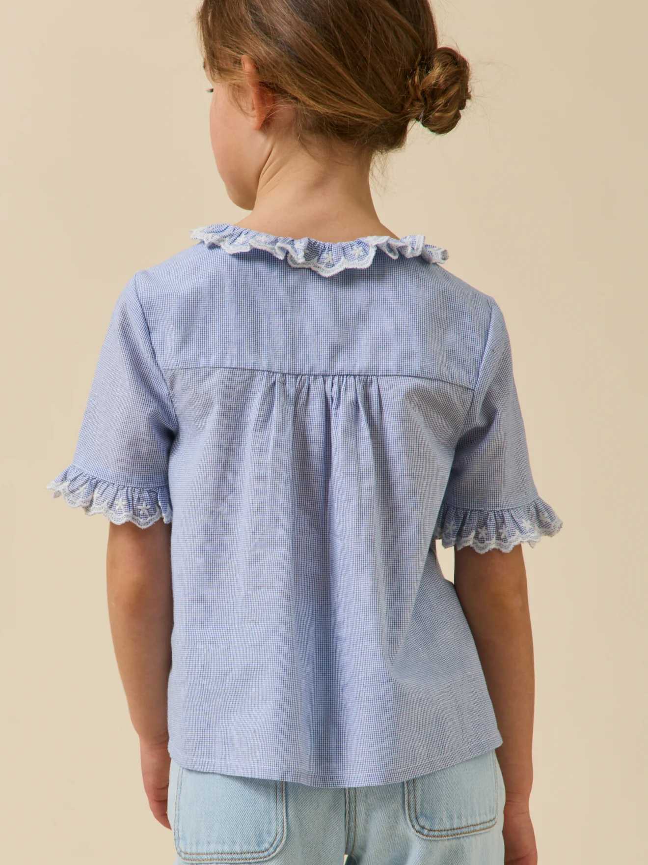 Mädchenbluse mit Stickerei - Image 2