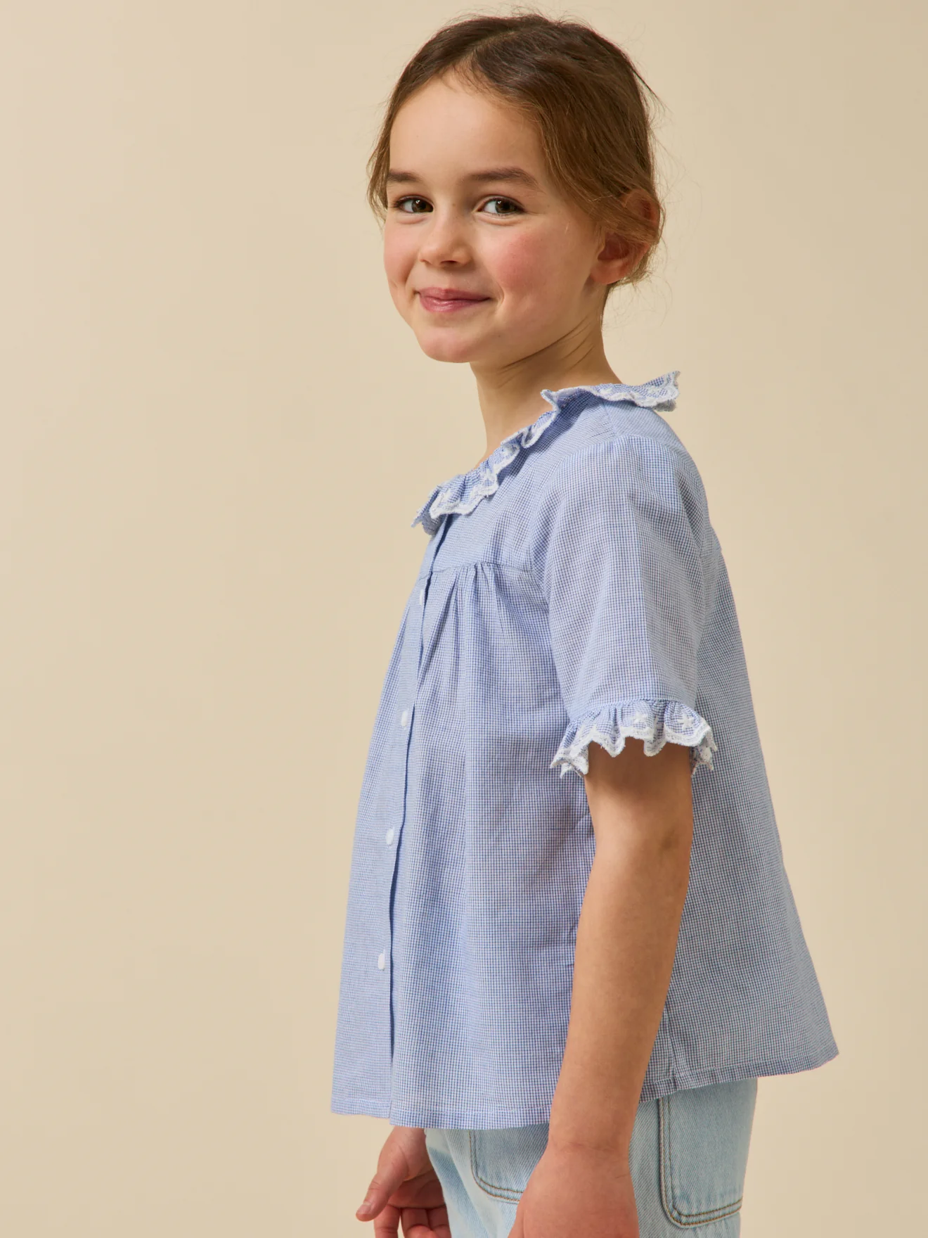 Mädchenbluse mit Stickerei - Image 4