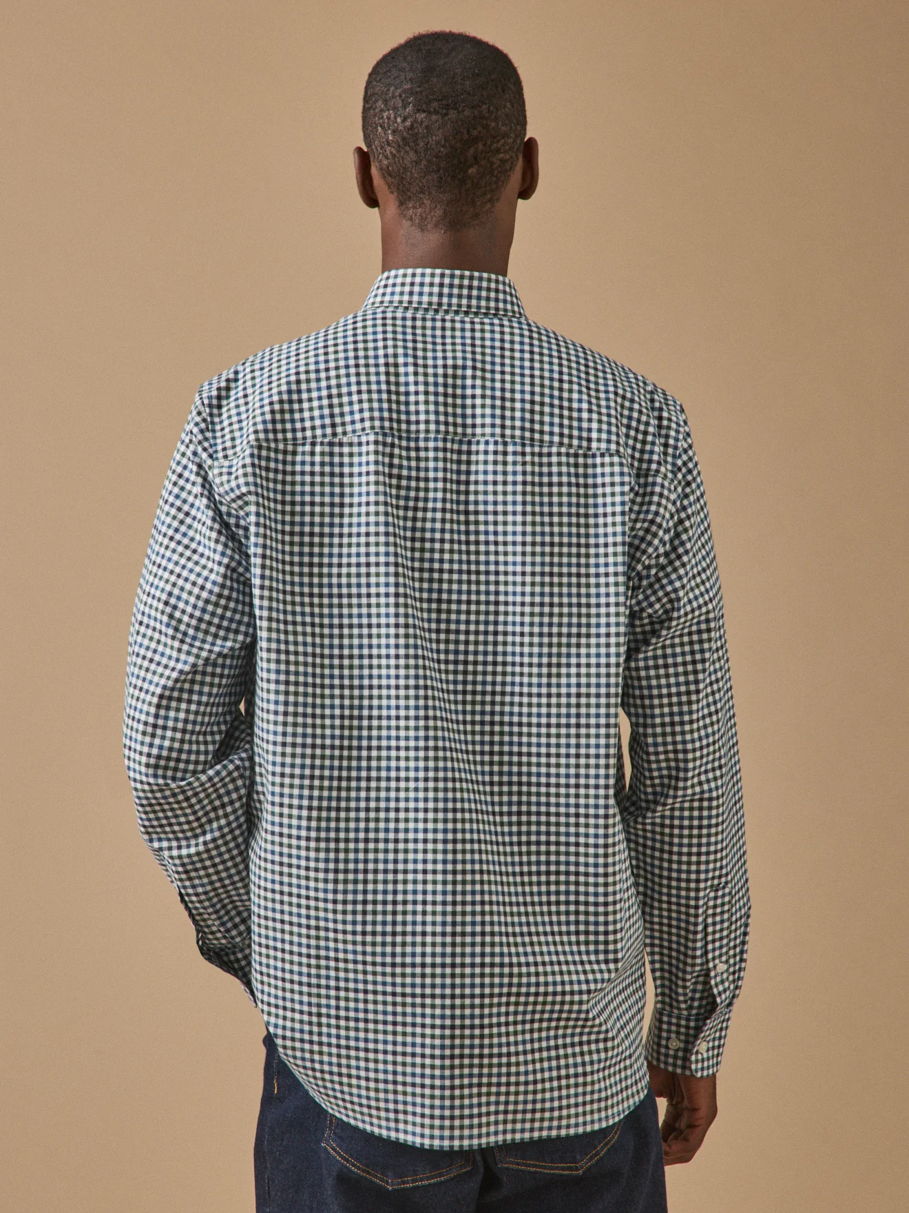 Herren-Oxford-Hemd mit Karos - Image 2