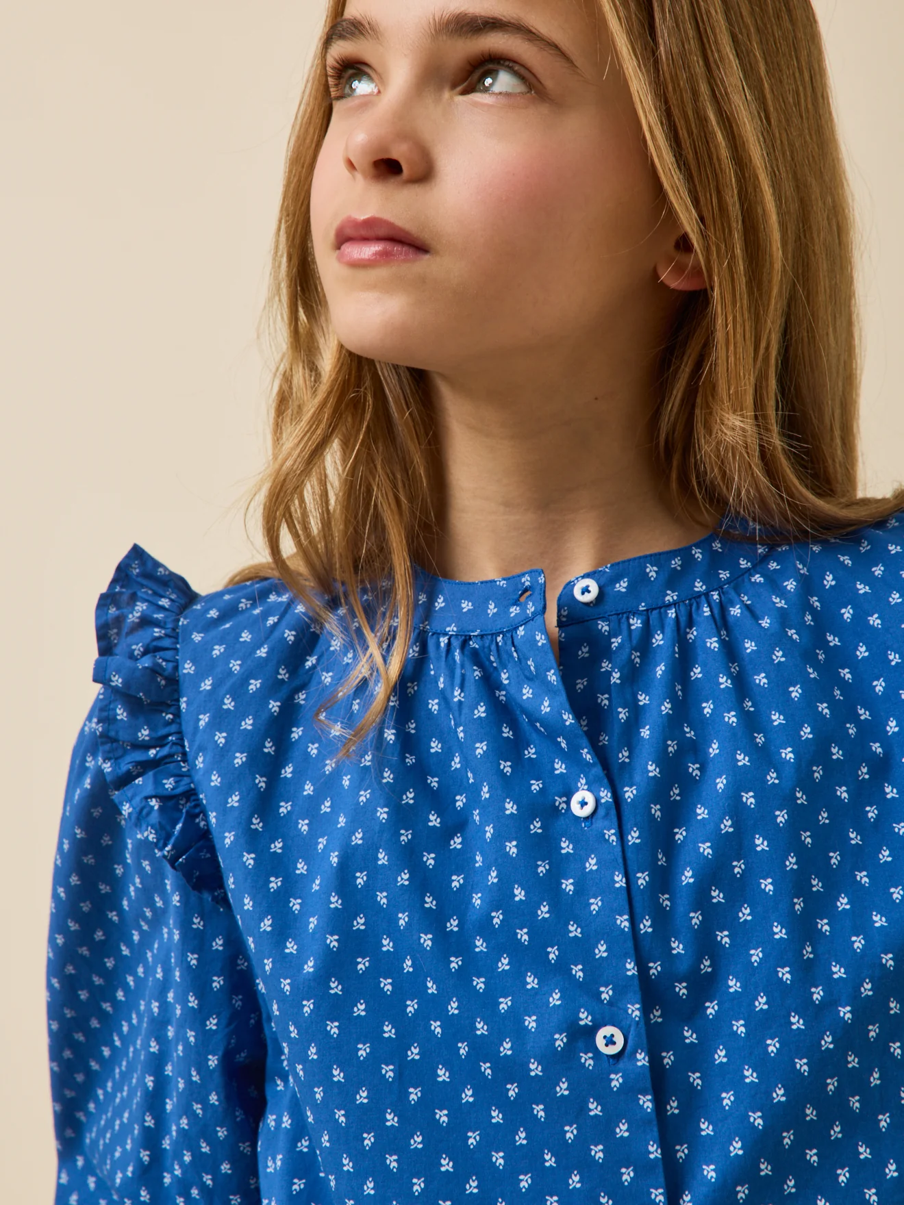 Mädchen-Bluse mit Print – Kollektion « Junior » - Image 4