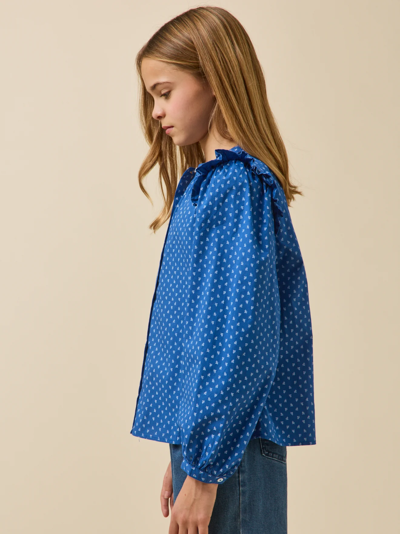 Mädchen-Bluse mit Print – Kollektion « Junior » - Image 5
