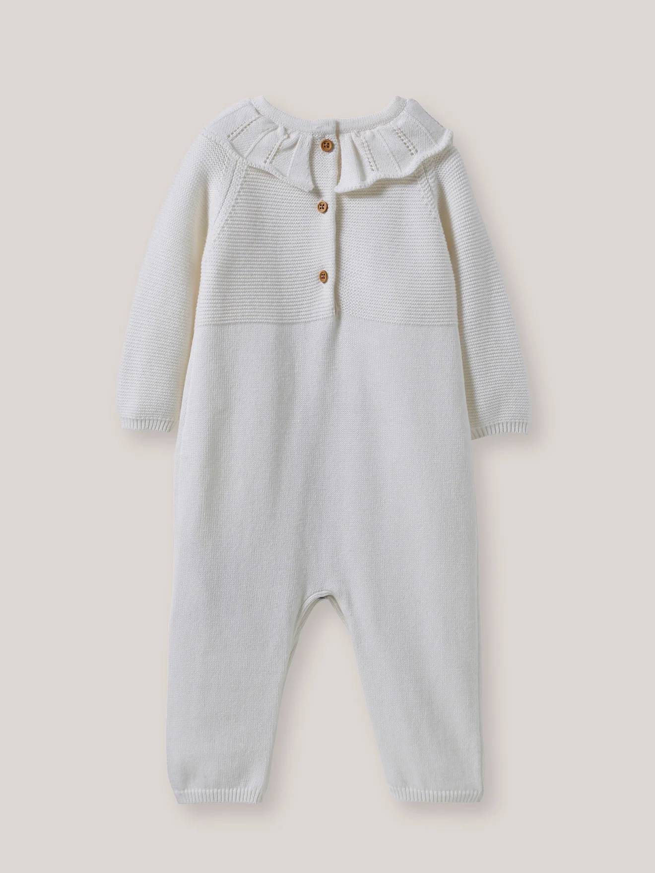 Baby-Overall mit Volant-Kragen – Bio-Baumwolle - Image 2