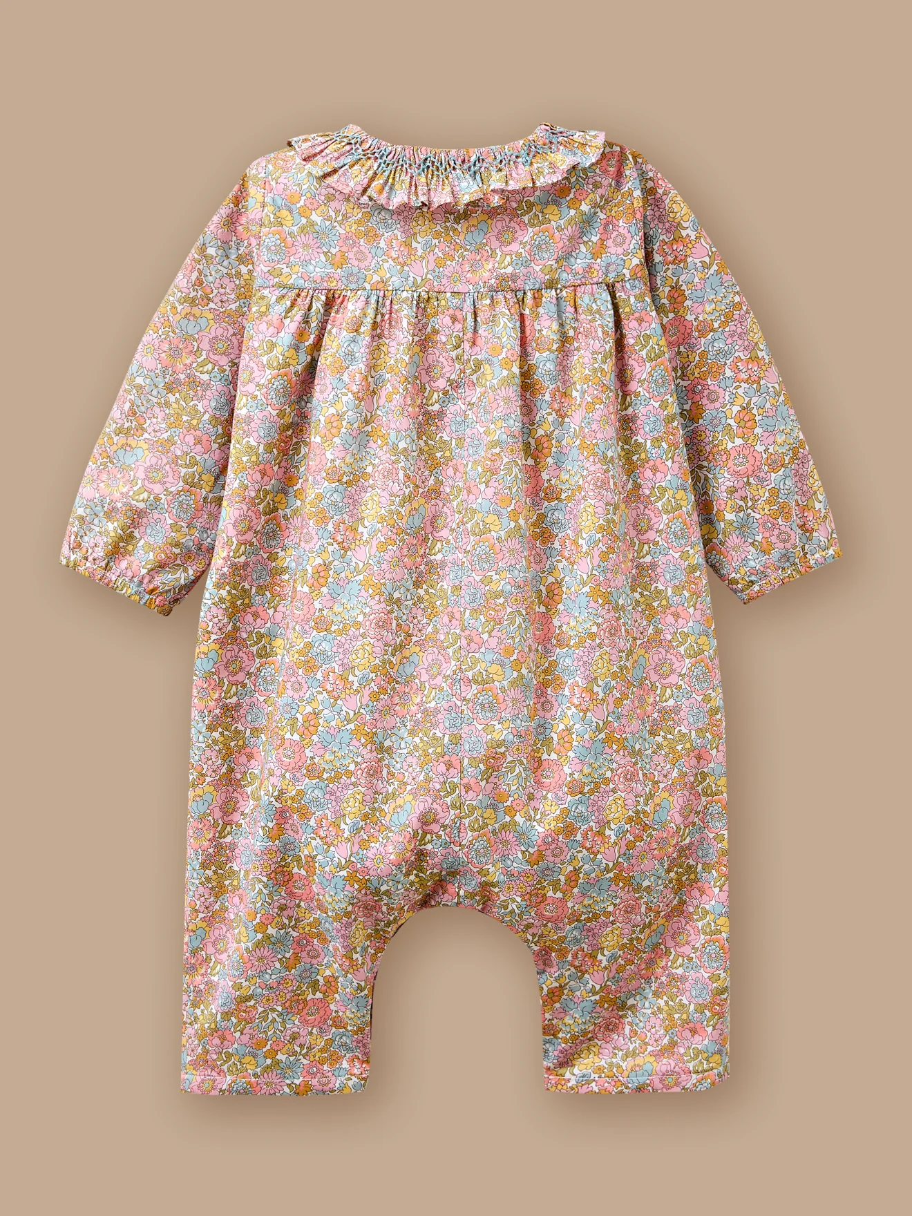Langarm-Overall für Babys aus Liberty Stoff - Image 2