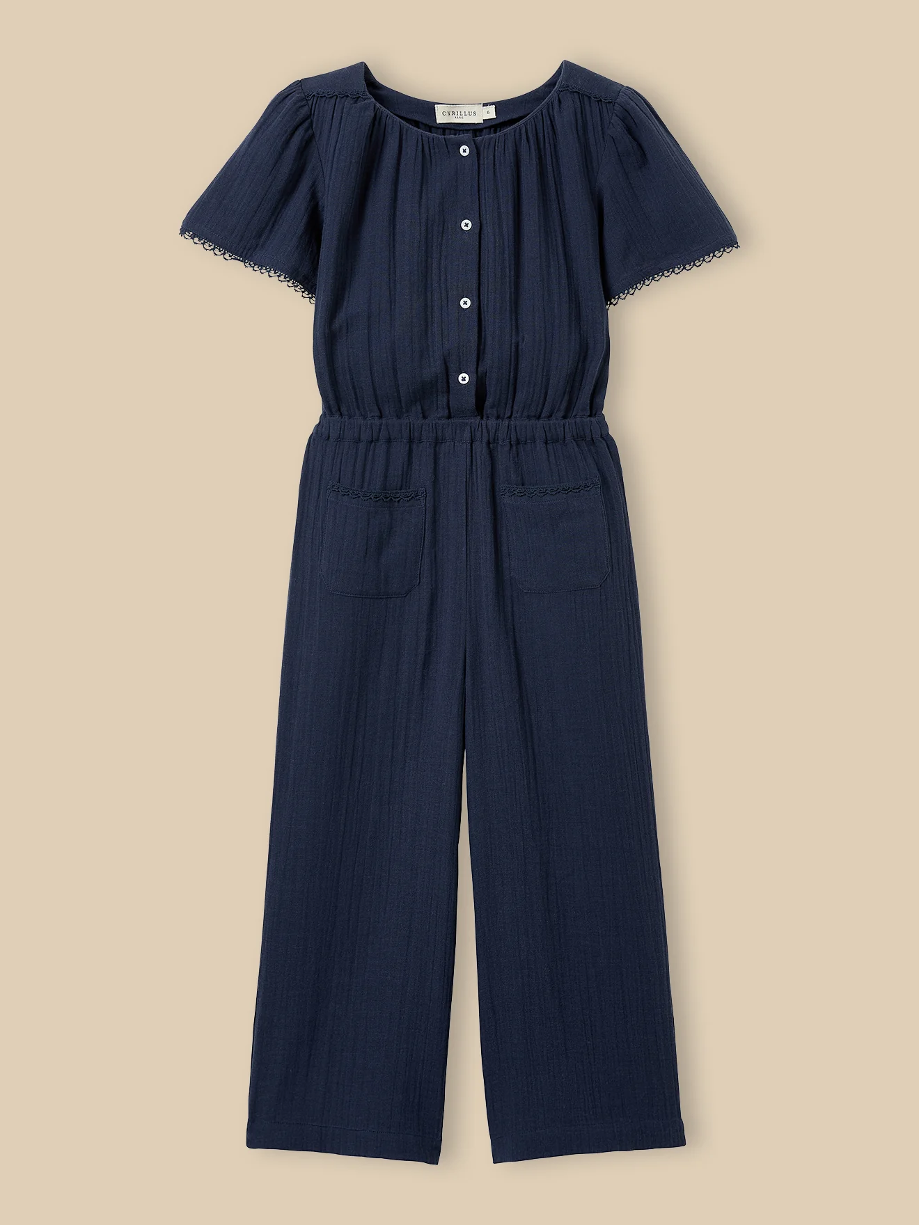 Jumpsuit aus Baumwolllgaze – Kollektion « Junior » - Image 5