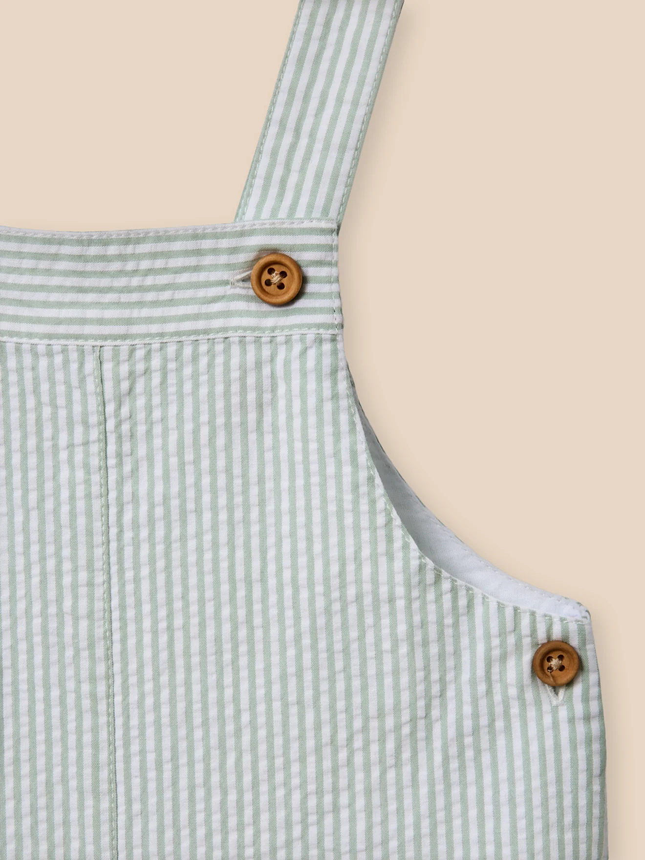 Baby-Latzshorts mit Vichy-Karos - Image 3