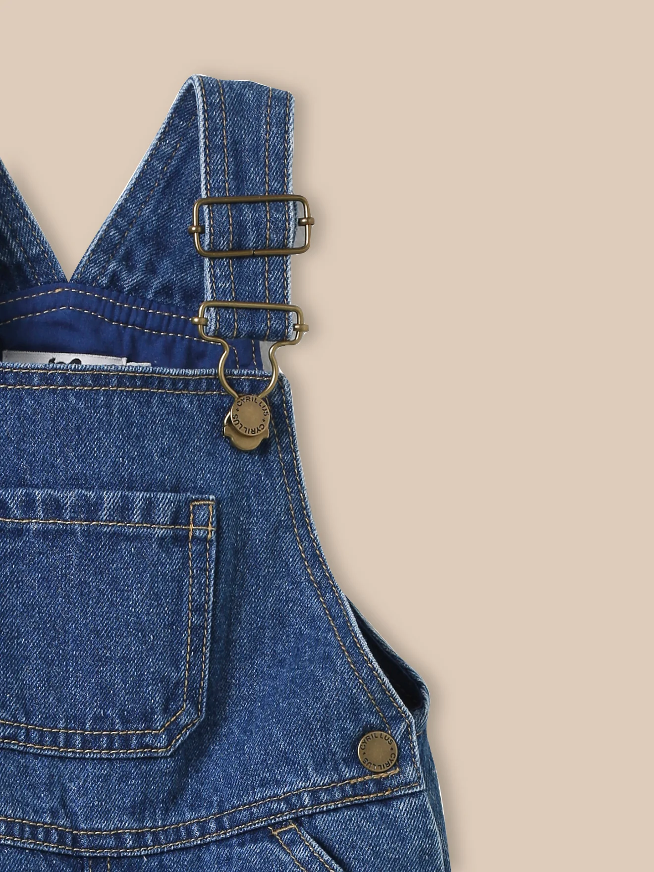 Baby-Latzhose aus Denim - Image 3