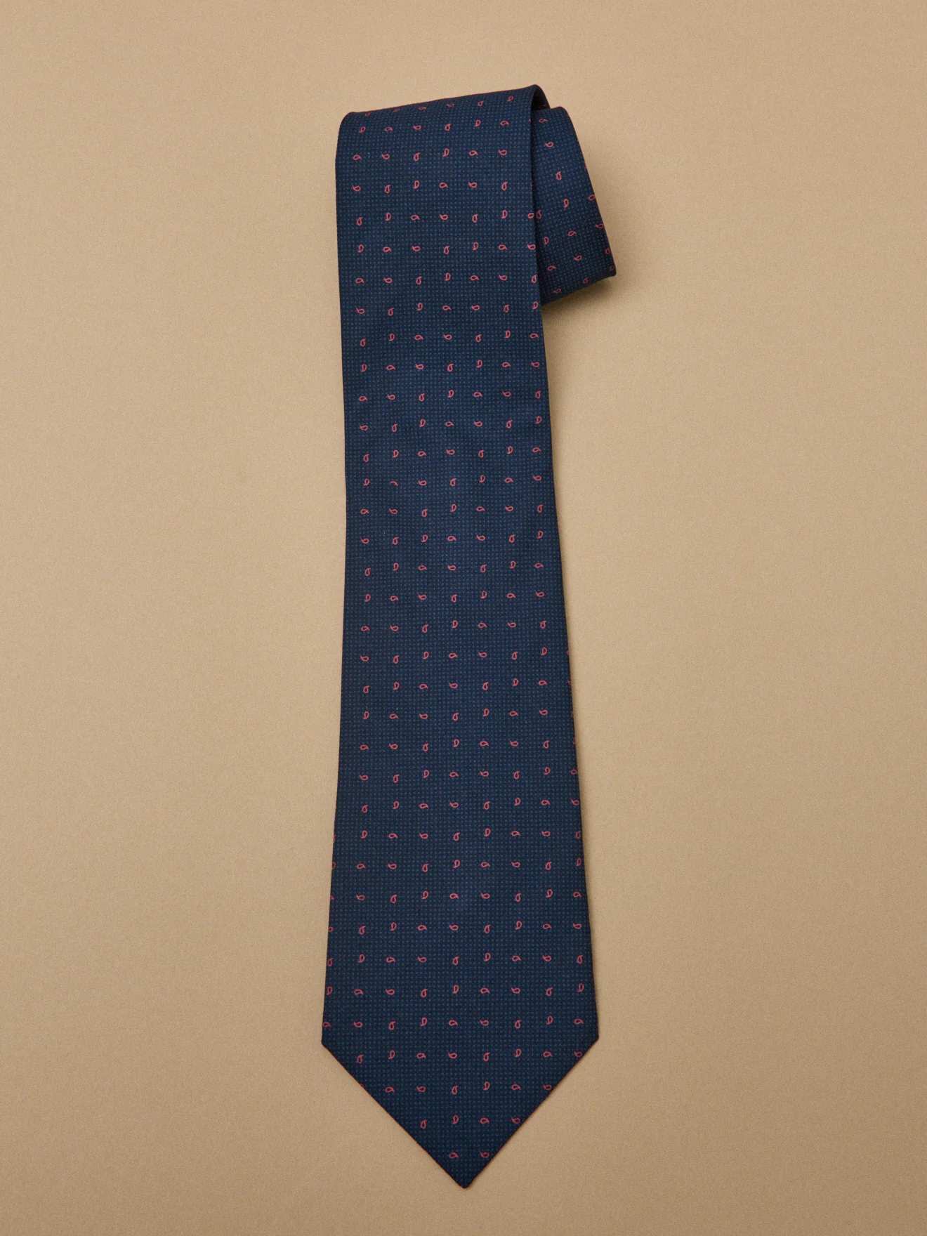Krawatte mit Print, made in France