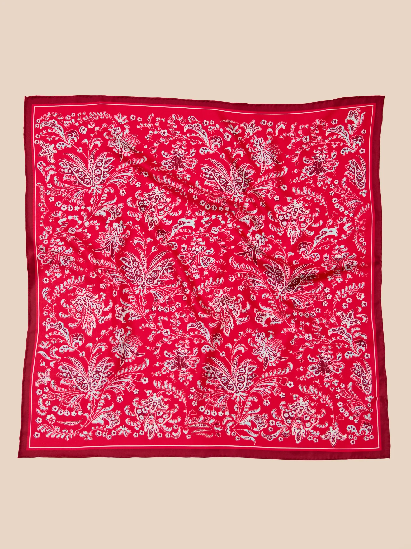 Damenschal aus Seide mit Paisley-Muster - Image 3