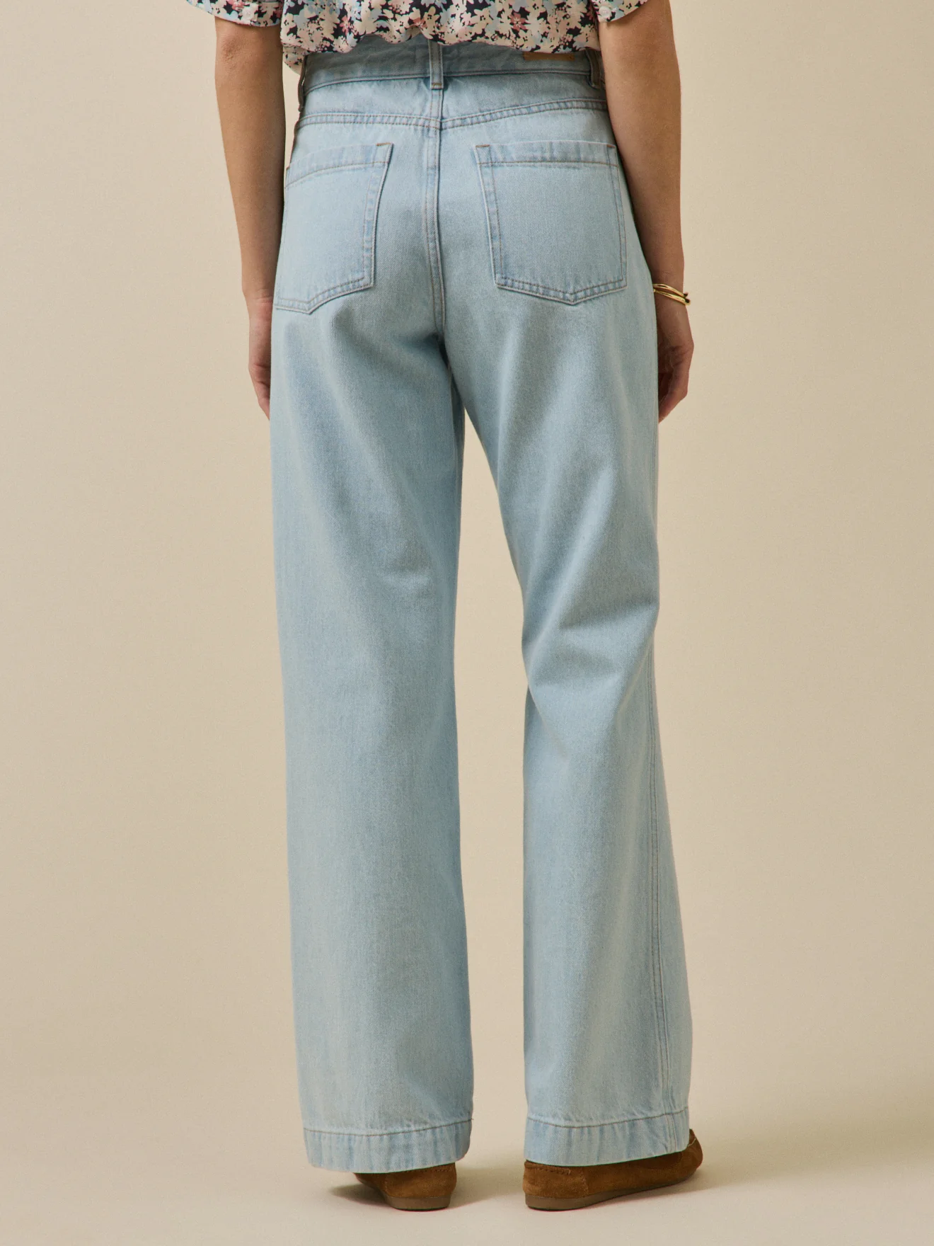 Damen-Jeans Manon mit ausgestelltem Bein aus Bio-Baumwolle - Image 2