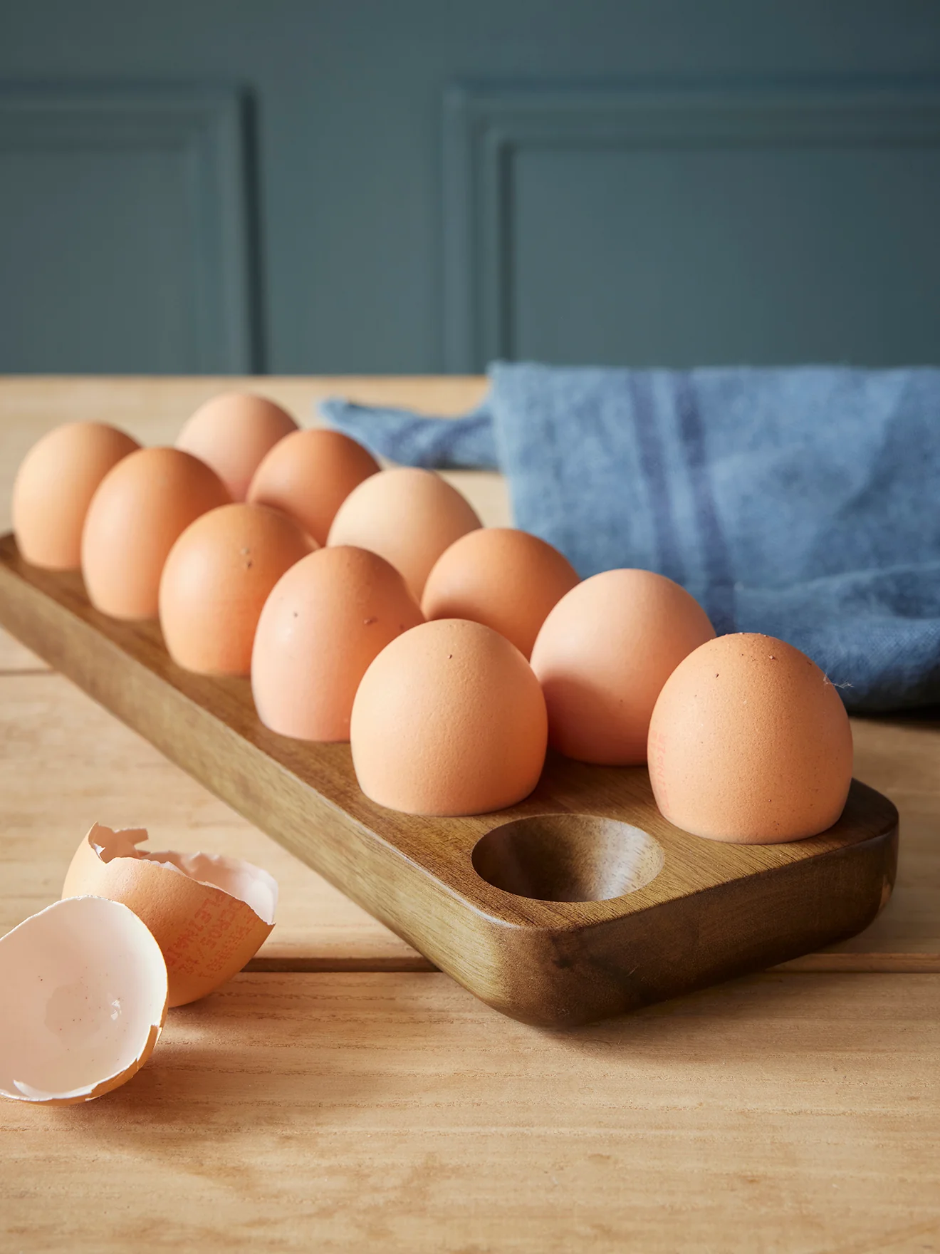 Aufbewahrung für Eier aus Akazienholz - Image 2