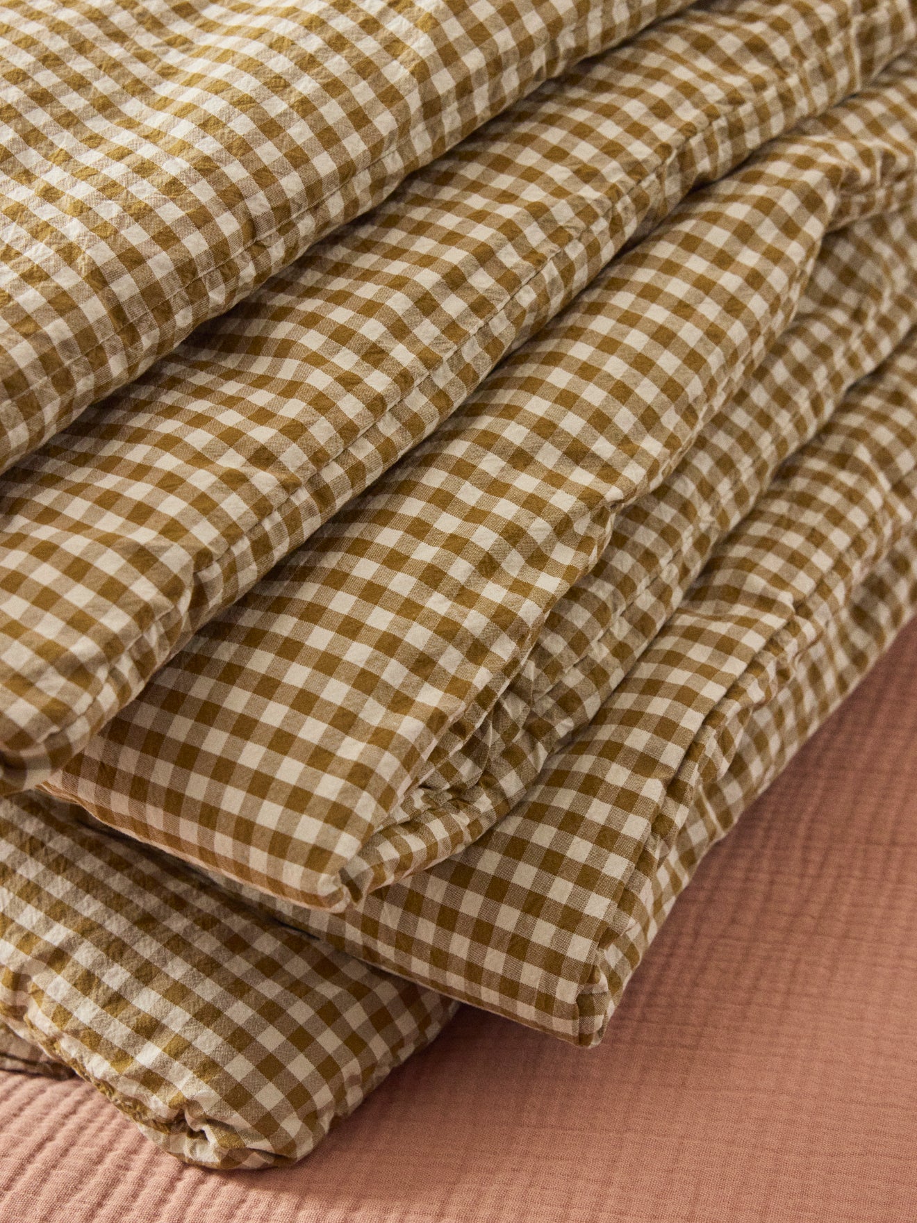 Tagesdecke aus Baumwolle mit Vichy-Karos - Image 3