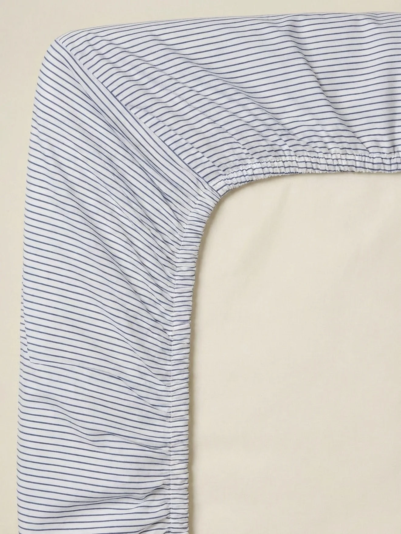 Gestreiftes Spannbettlaken « Esprit petit Jouy » - Image 3