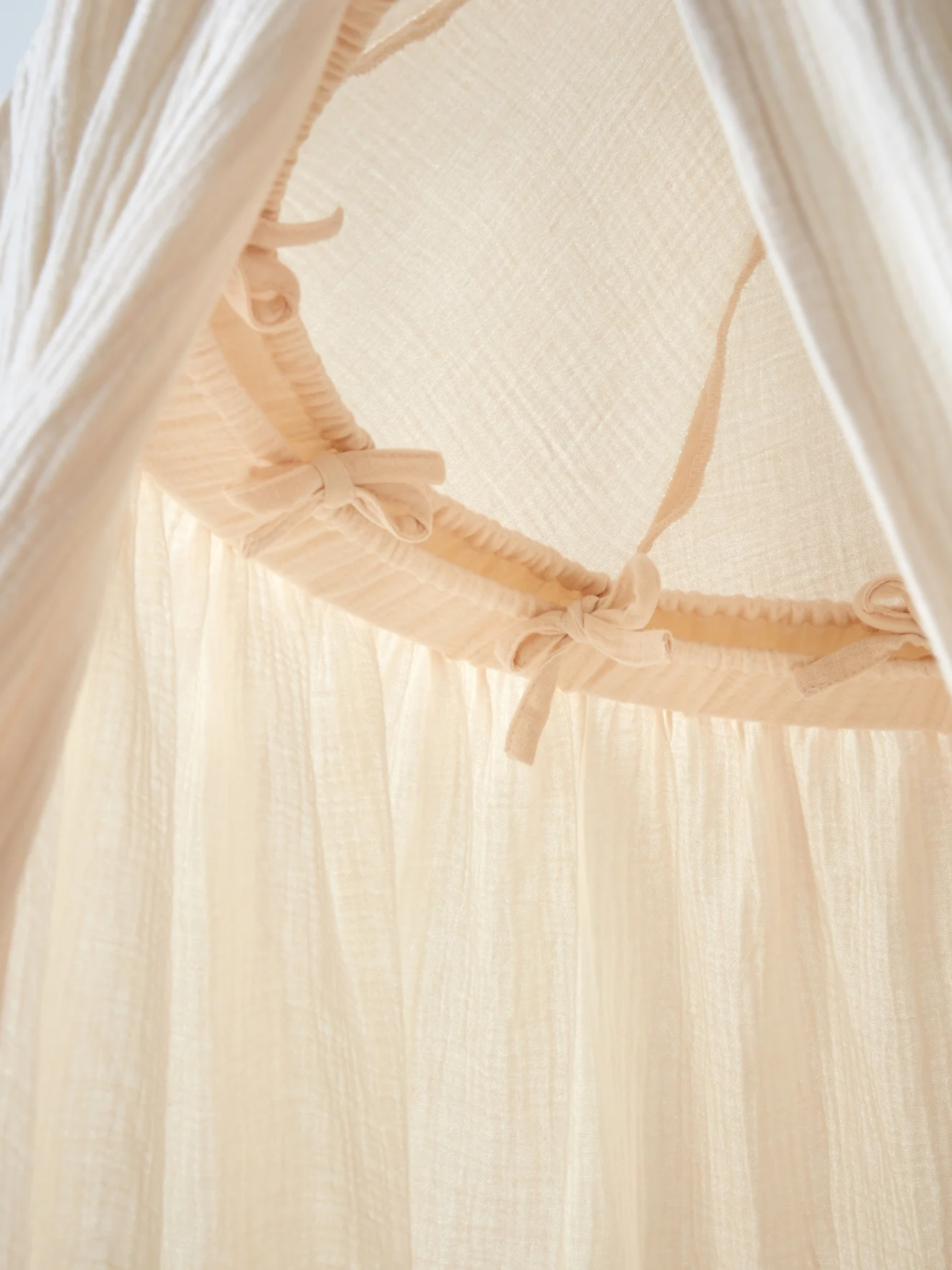Himmelbett-Vorhang aus Baumwoll-Gaze - Image 2