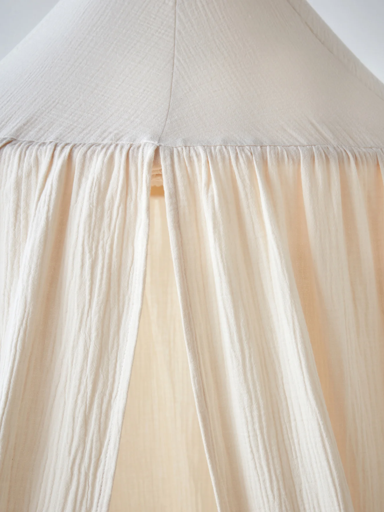 Himmelbett-Vorhang aus Baumwoll-Gaze - Image 3