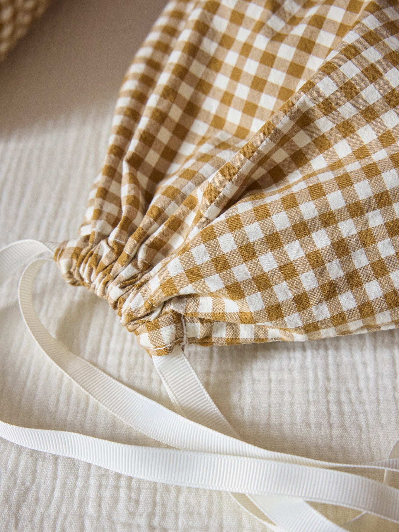 Kulturtasche aus Vichy-Baumwolle - Image 3