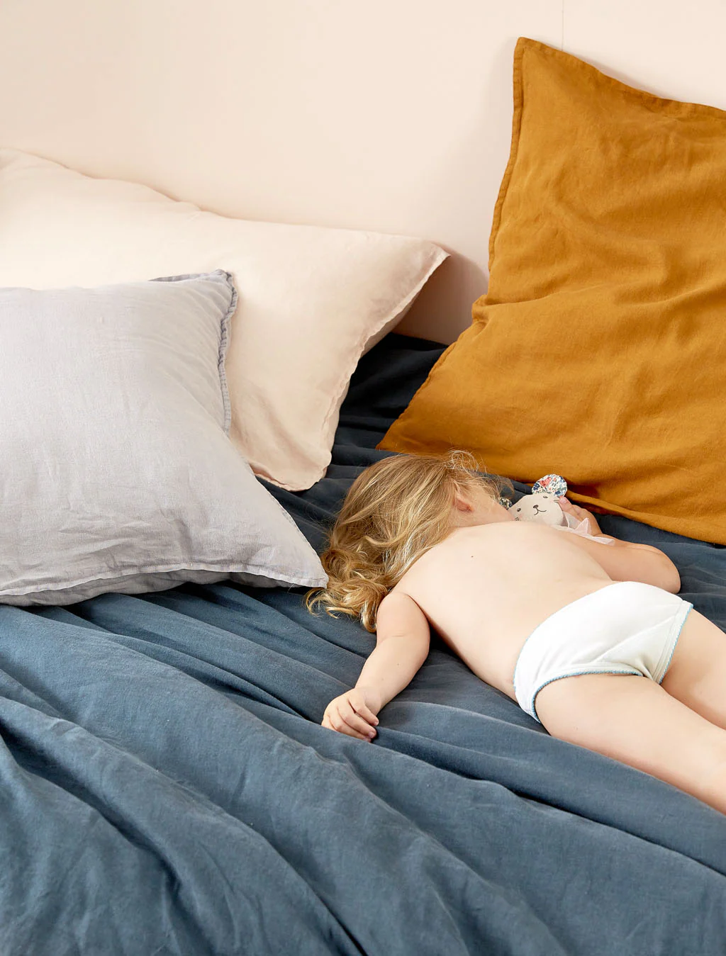 Bettbezug aus gewaschenem Leinen « Cocooning » - Image 5