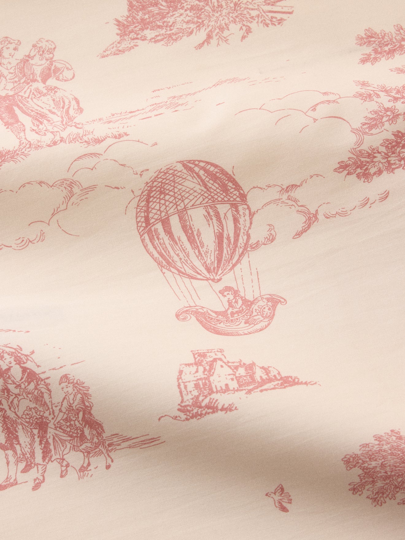 Bettbezug aus Baumwoll-Perkal « Toile de Jouy-Esprit » - Image 3