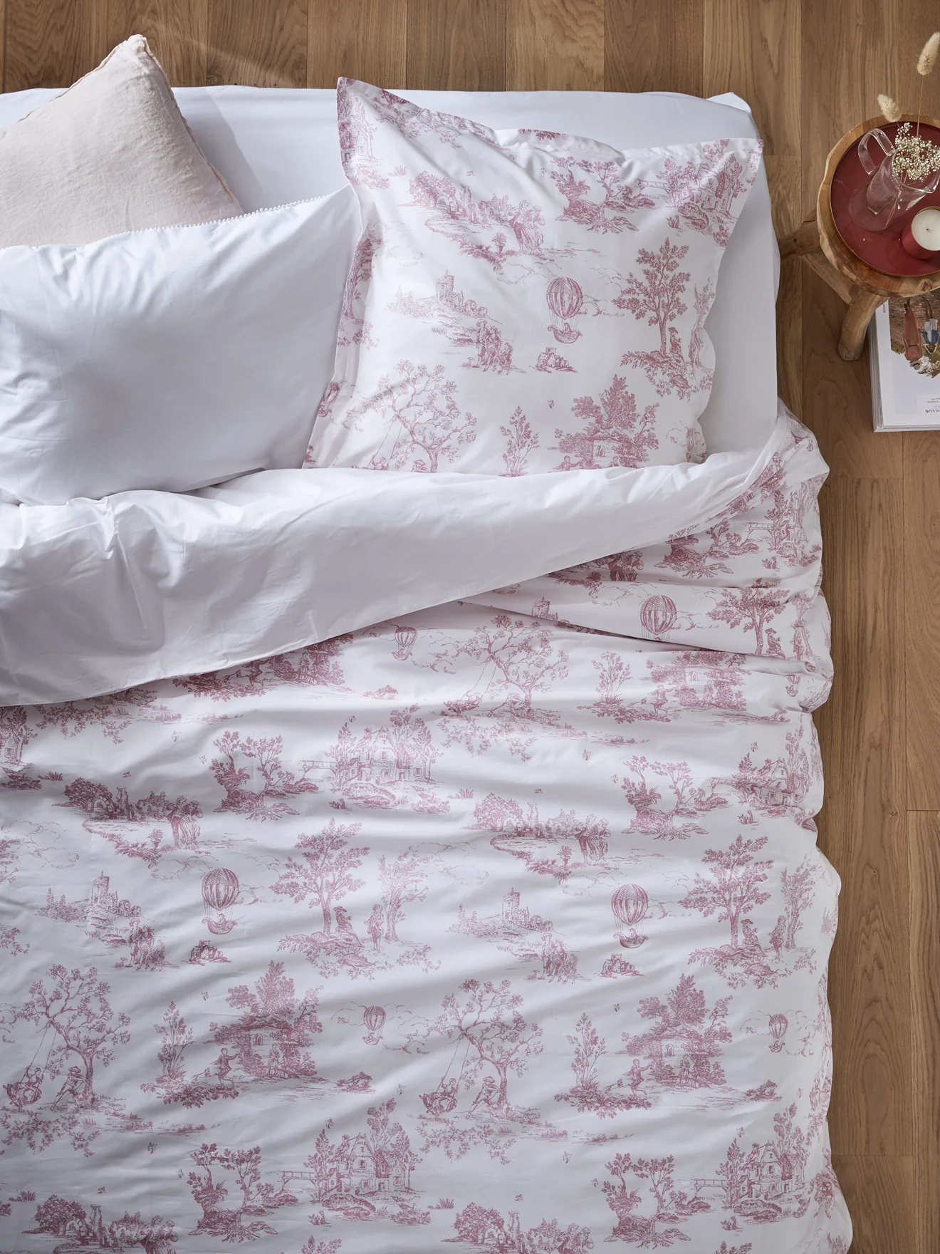 Bettbezug aus Baumwoll-Perkal « Toile de Jouy-Esprit » - Image 6