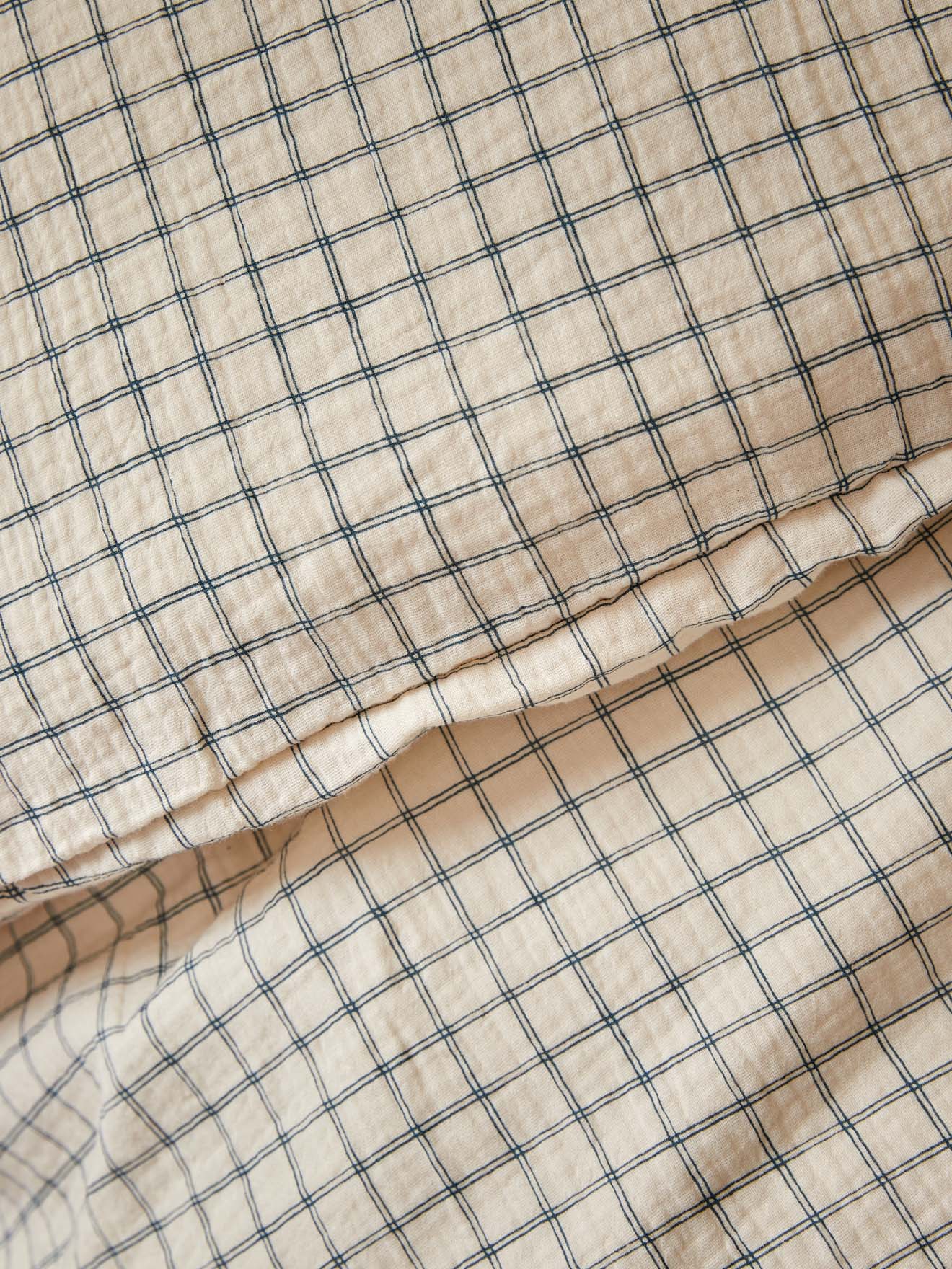 Bettbezug aus Baumwoll-Gaze « Karos » - Image 6