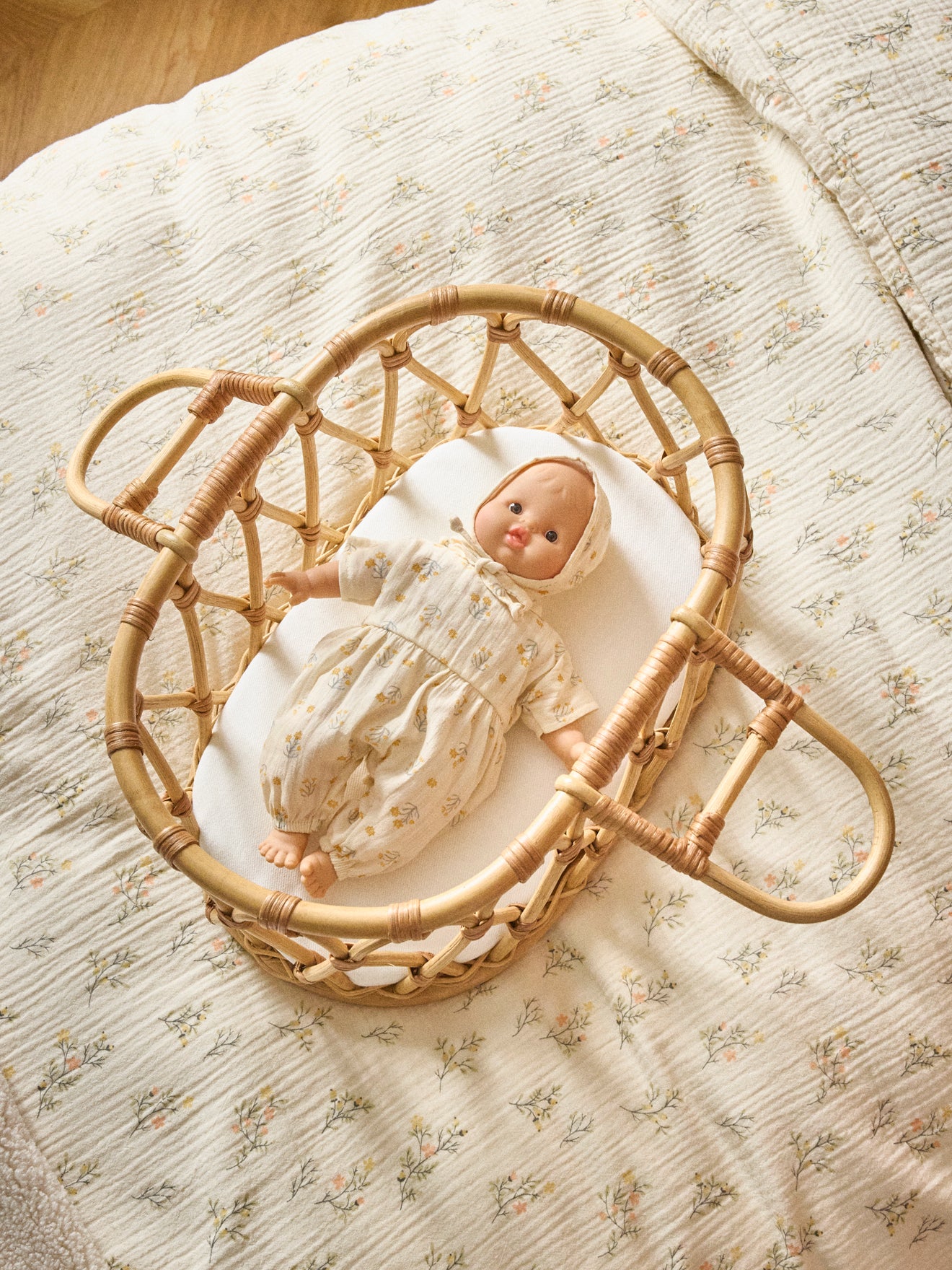 Puppen-Moseskörbchen aus Rattan - Image 4