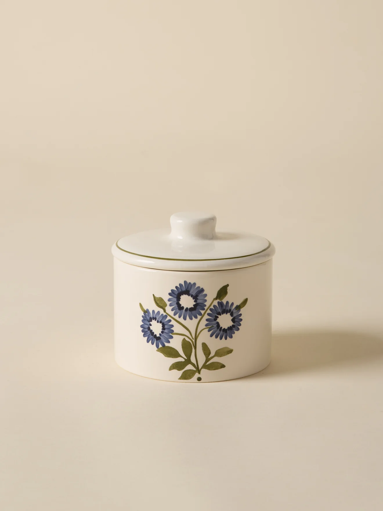 Ovaler Lamenschirm mit Blumenmuster - großes Modell Victoire - Image 2