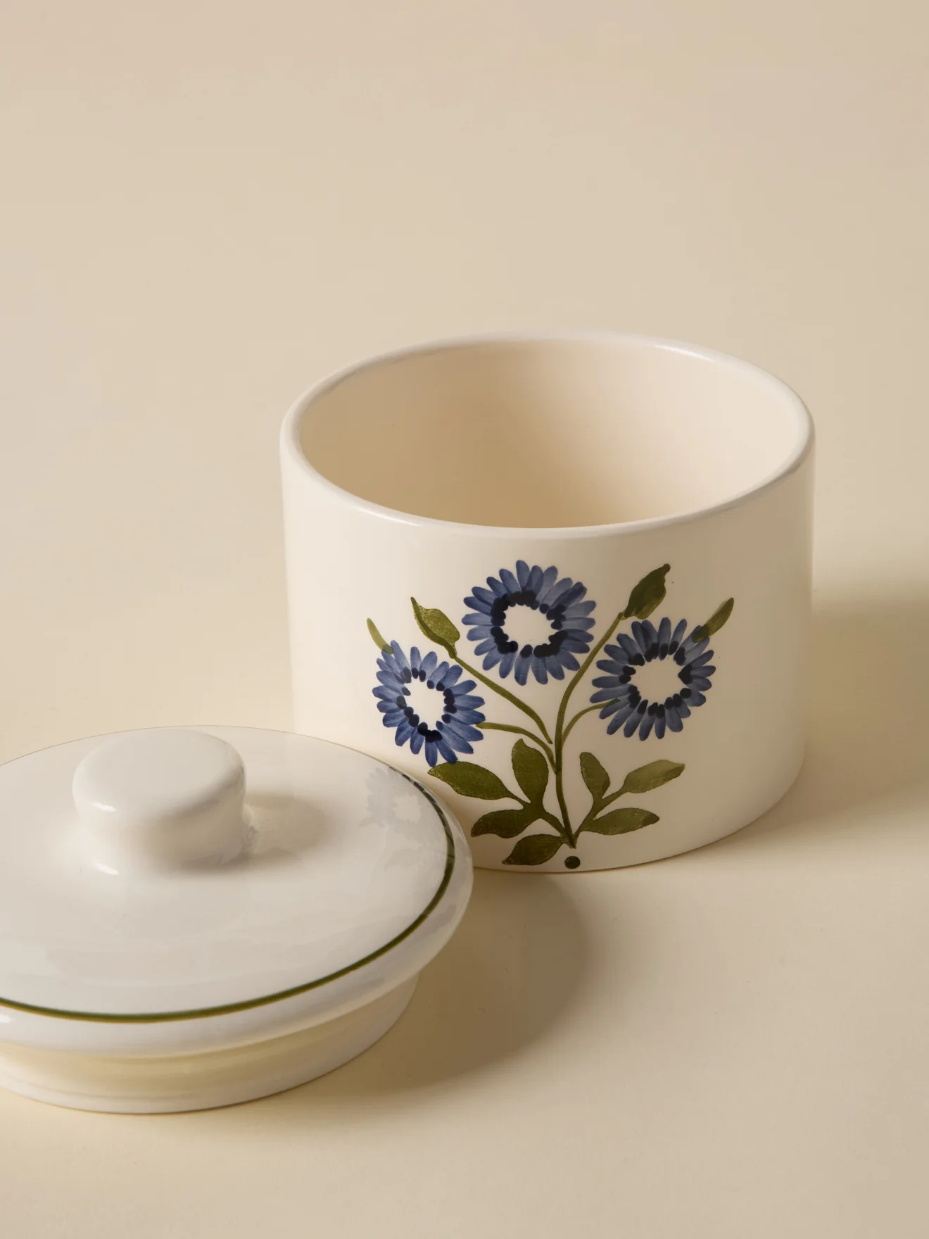 Ovaler Lamenschirm mit Blumenmuster - großes Modell Victoire - Image 7