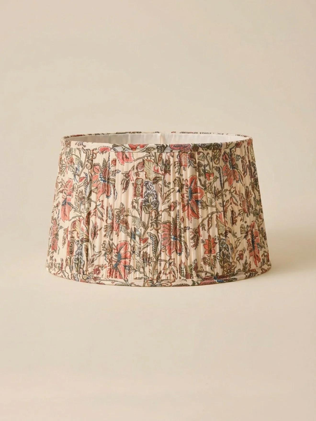Lampenschirm mit Plissees – kleines Modell mit Persia-Print